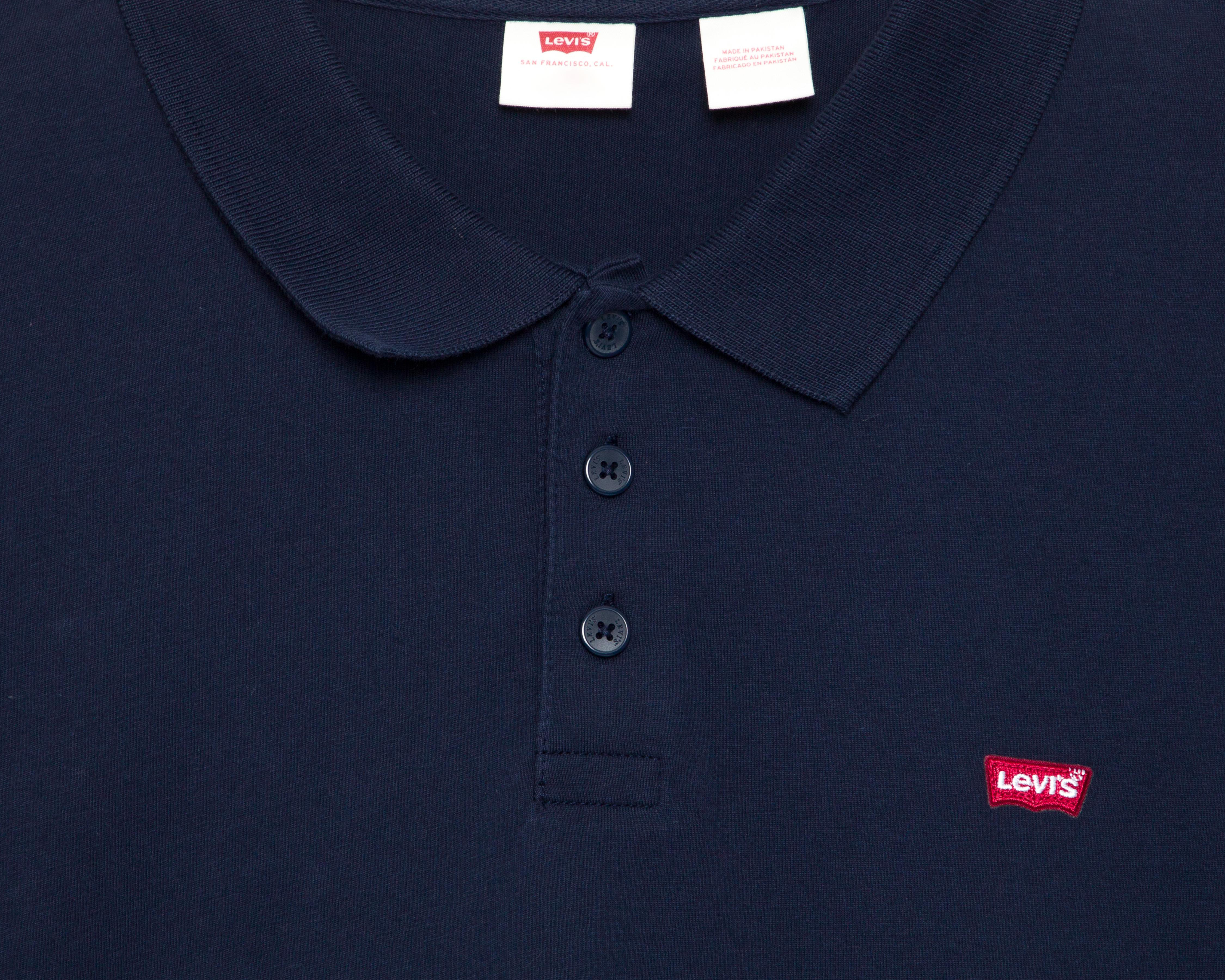 Foto 3 | Playera Polo Levi's Manga Corta Azul Marino para Hombre