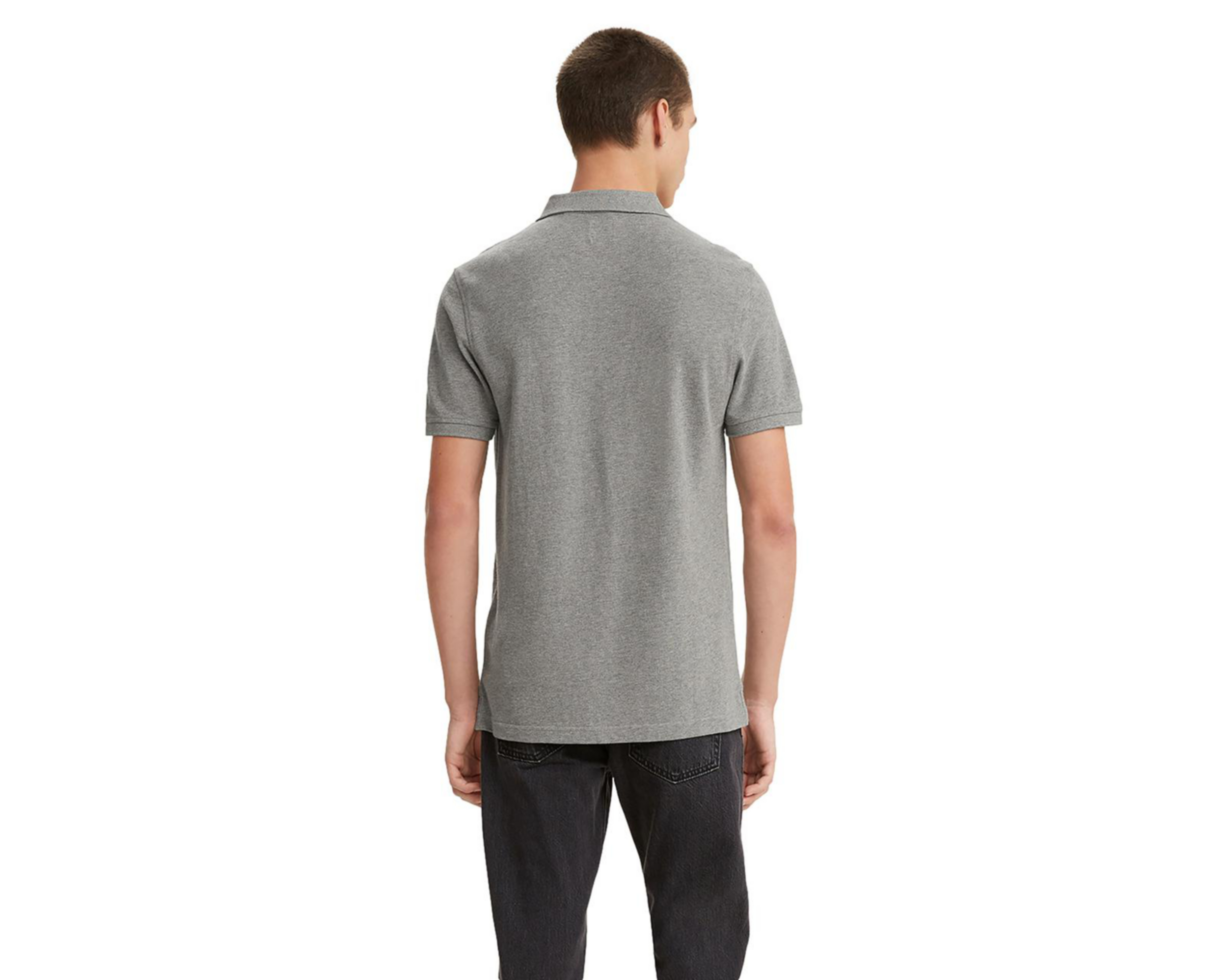 Foto 3 pulgar | Playera Polo Levi's Gris para Hombre
