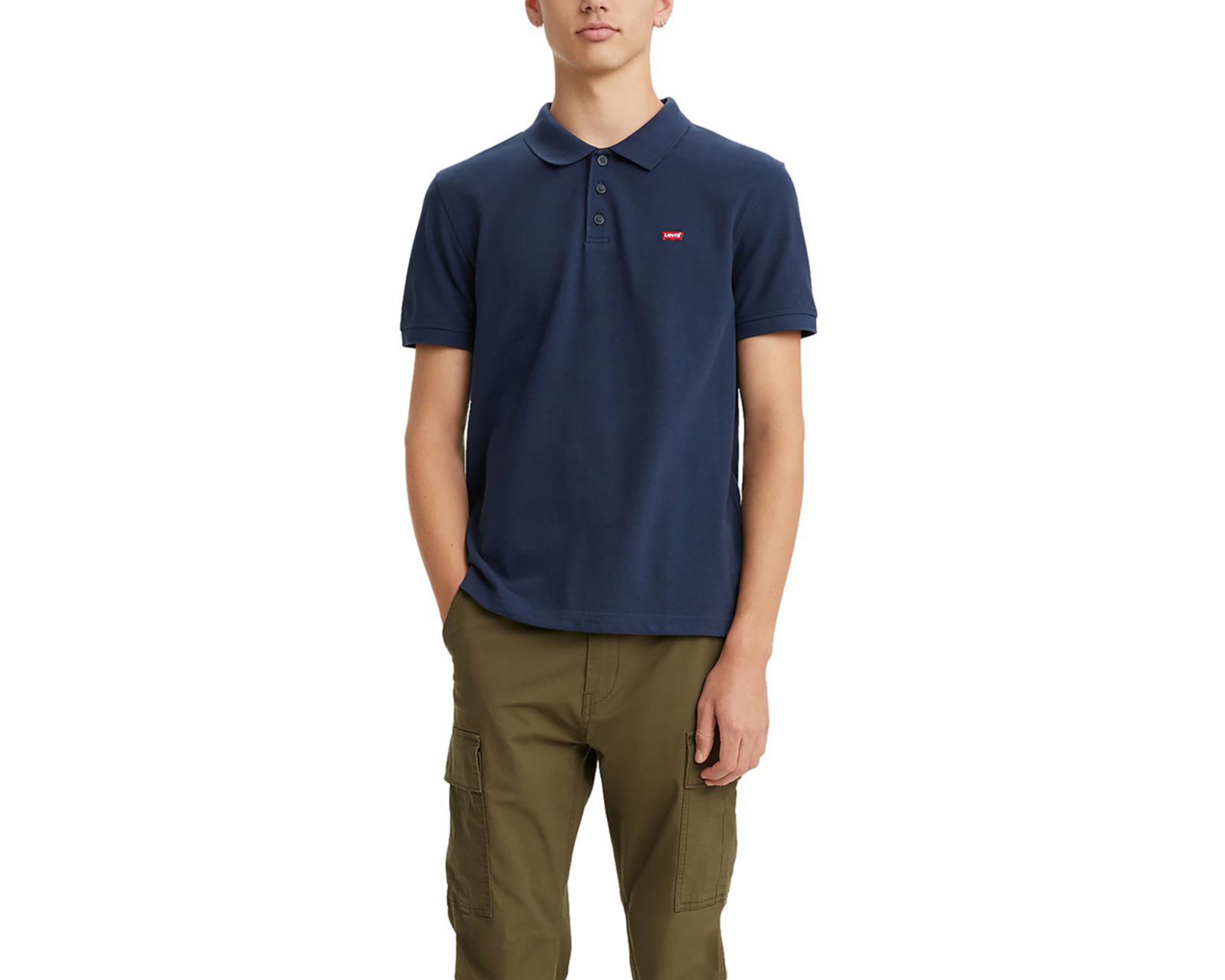 Foto 4 pulgar | Playera Polo Levi's Azul para Hombre