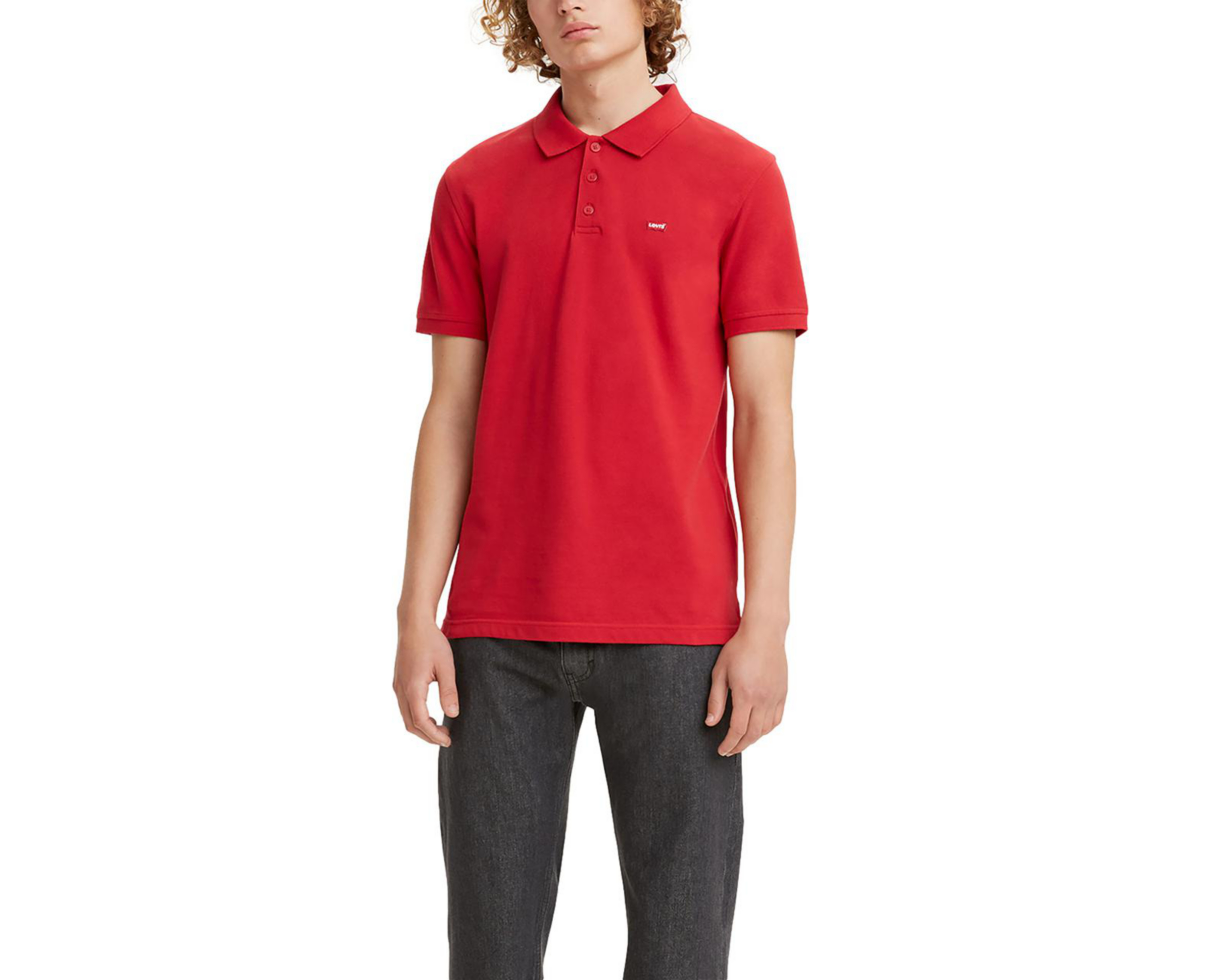 Foto 4 pulgar | Playera Polo Levi's Roja para Hombre