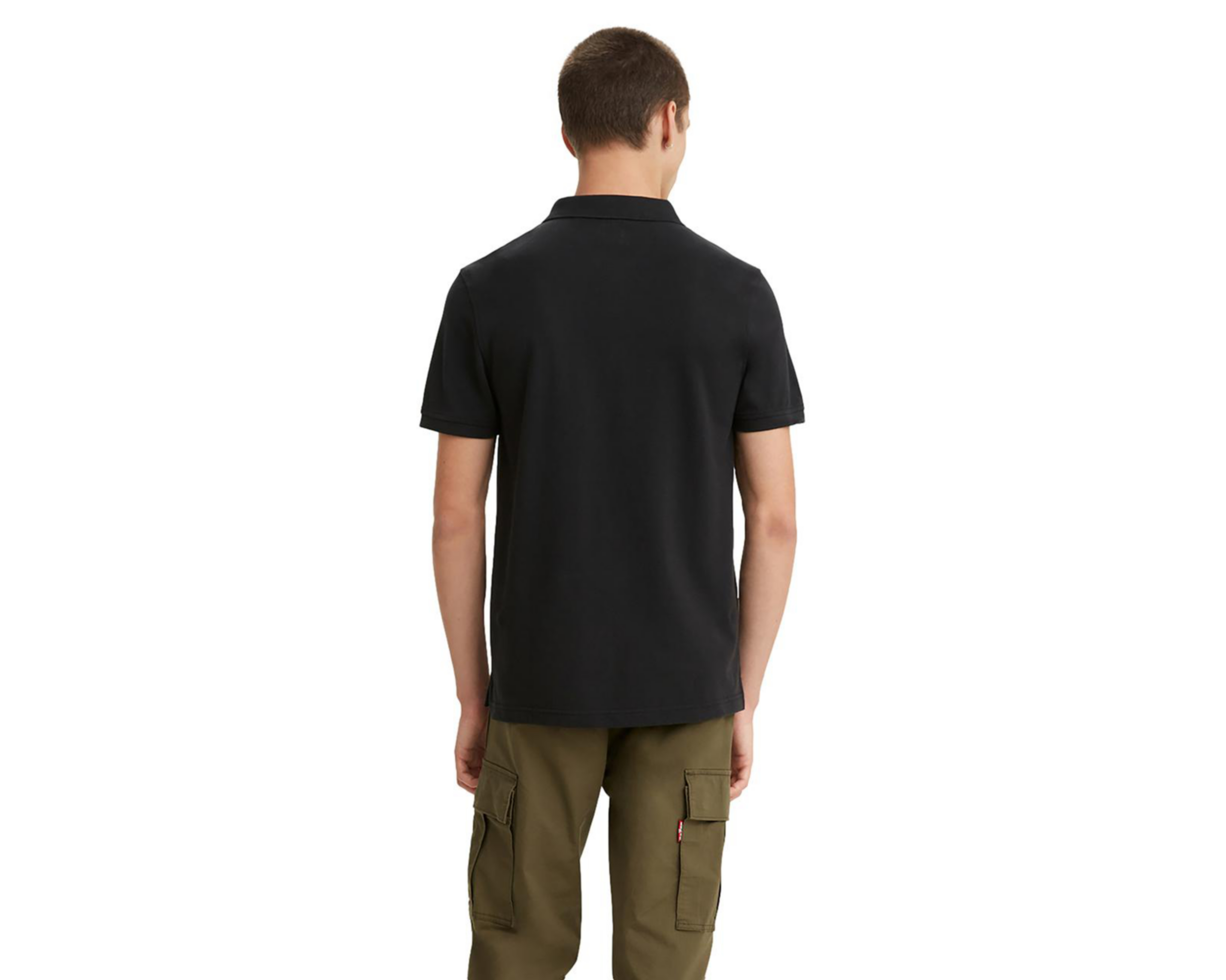 Foto 3 pulgar | Playera Polo Levi's Negra para Hombre
