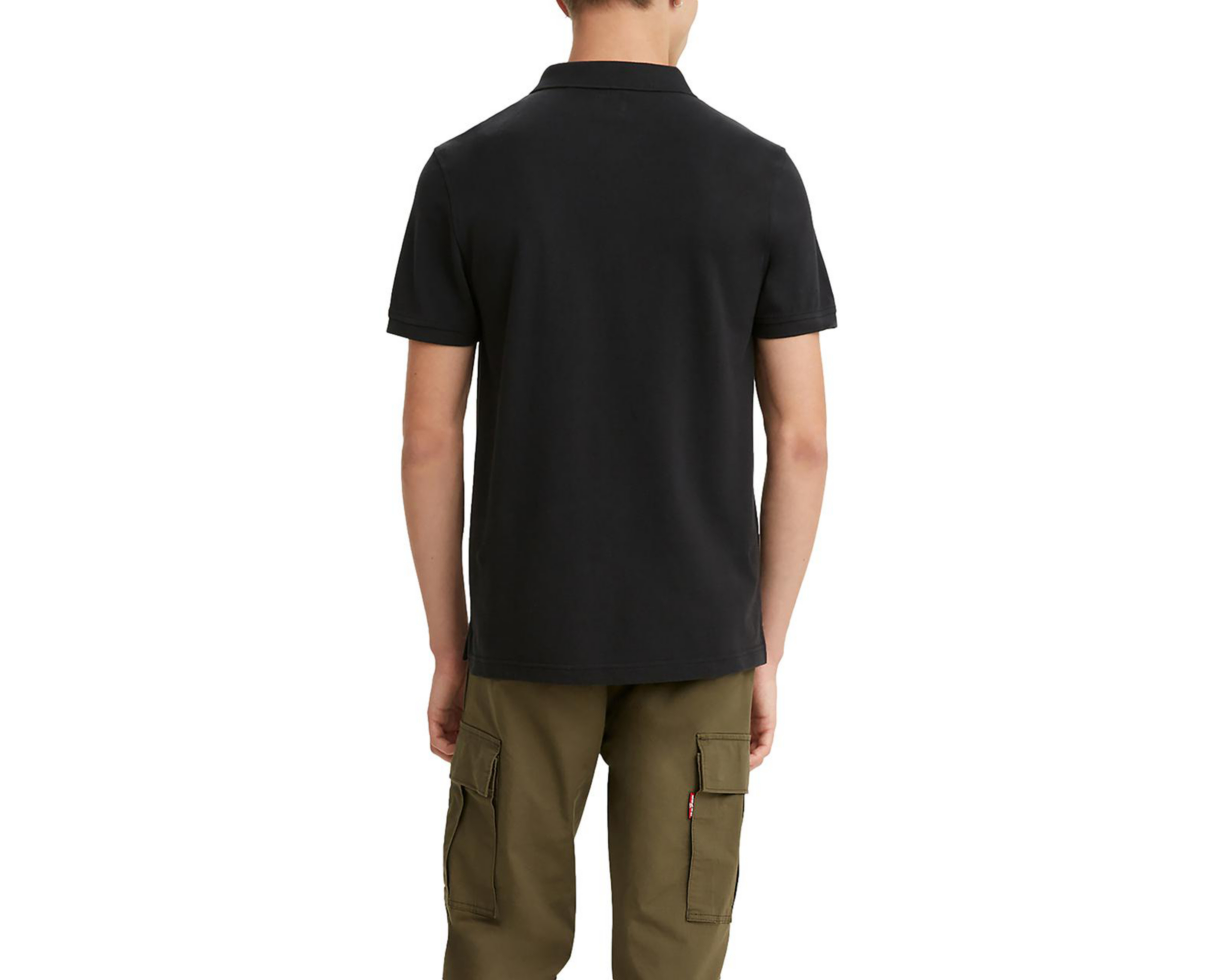 Foto 5 pulgar | Playera Polo Levi's Negra para Hombre