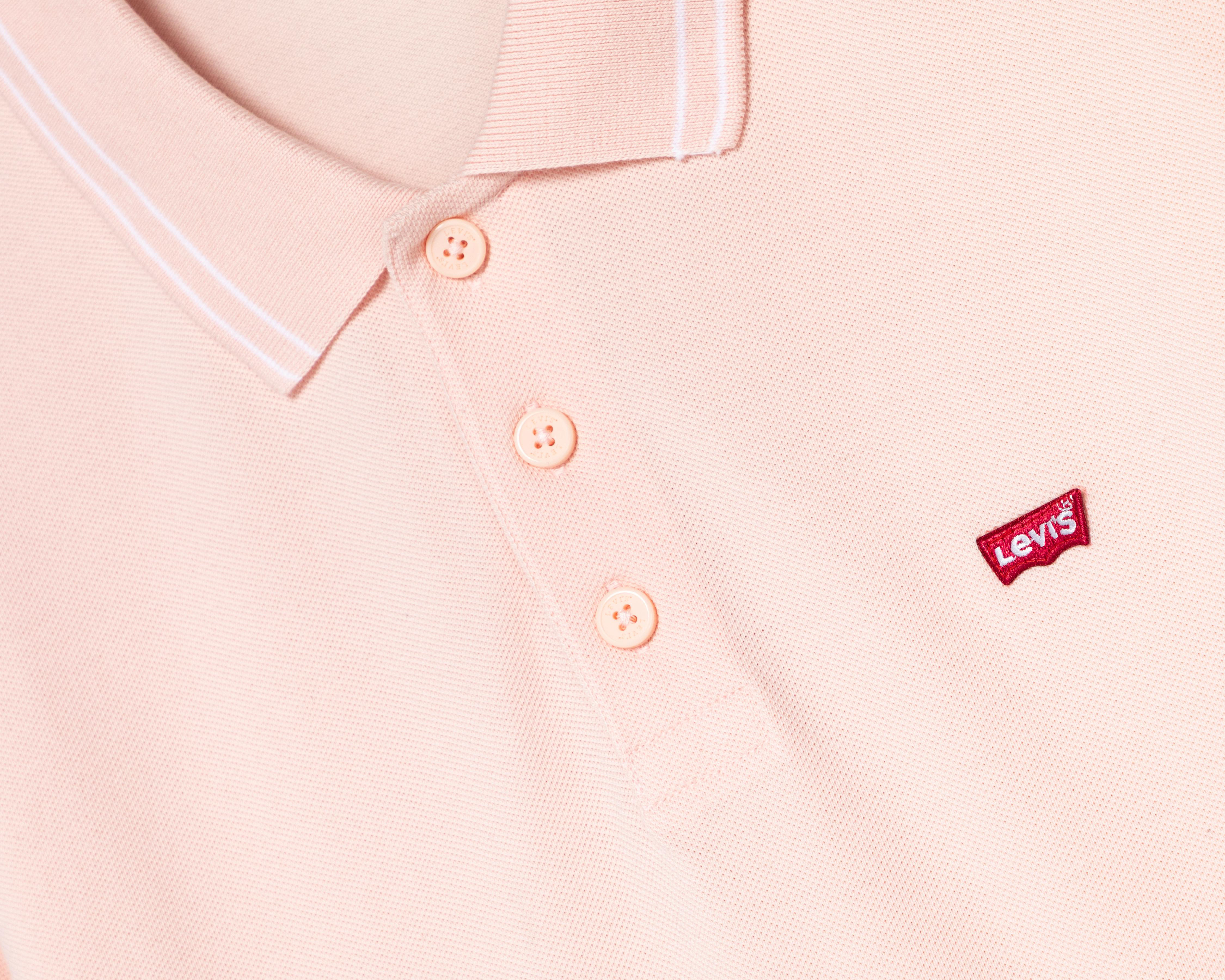 Foto 4 pulgar | Playera Polo Levi's Durazno para Hombre