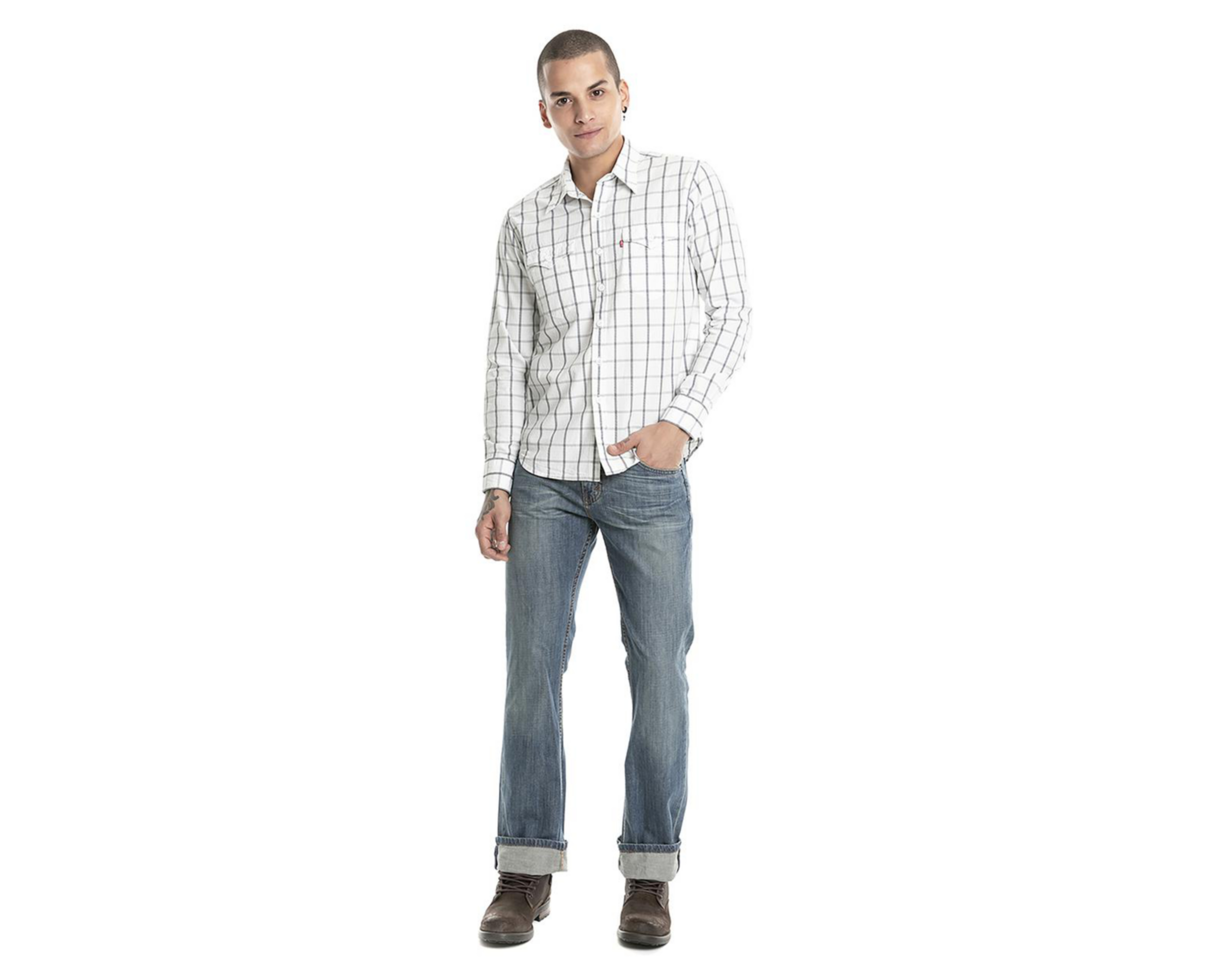 Foto 4 | Jeans Slim Bootcut Levi's 527 para Hombre