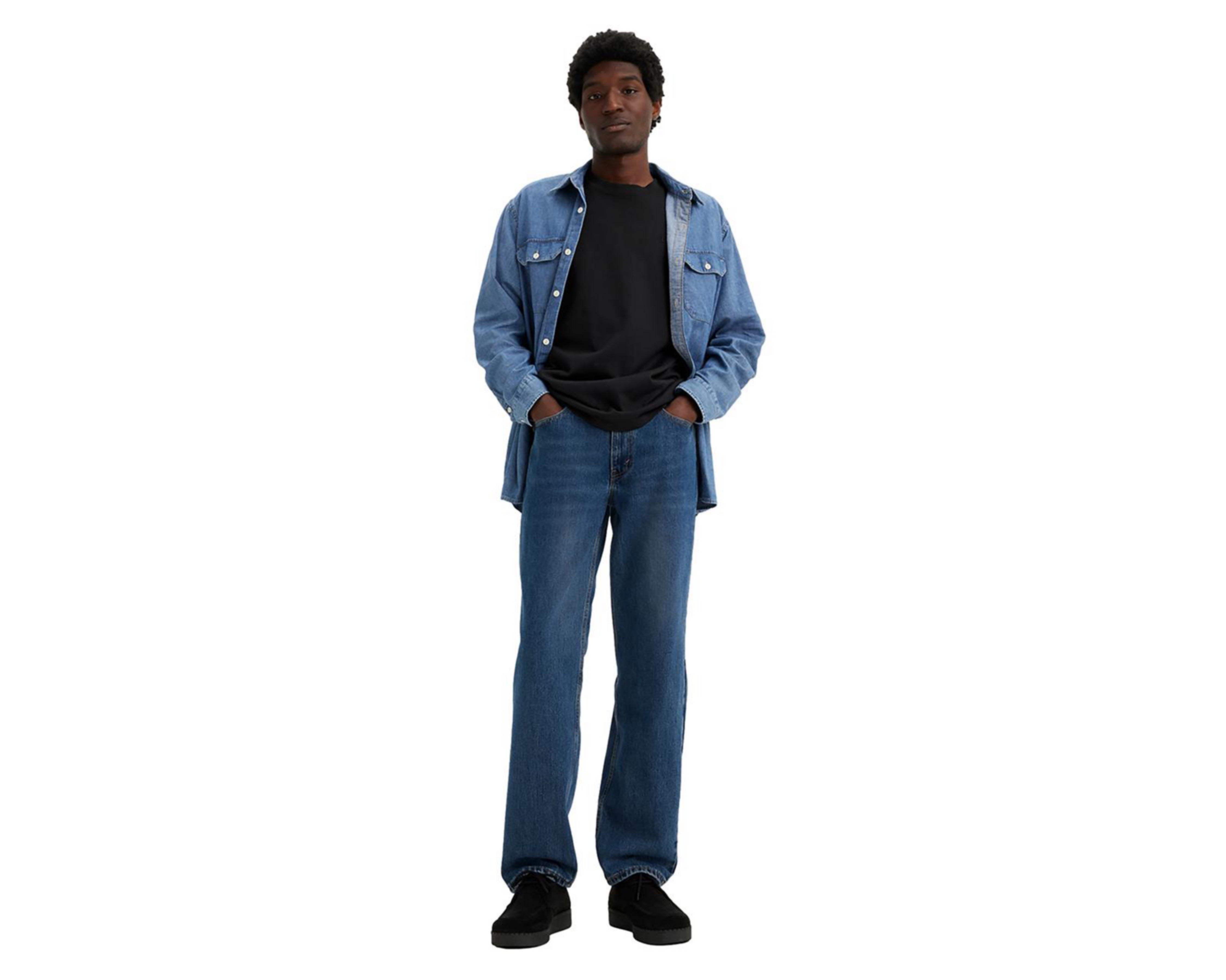 Foto 4 | Jeans Regular Levi's 505 para Hombre