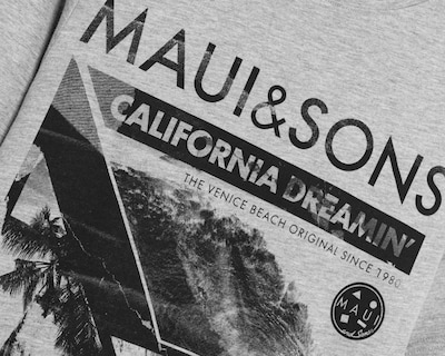 Foto 3 | Playera Maui and Sons Cuello Redondo