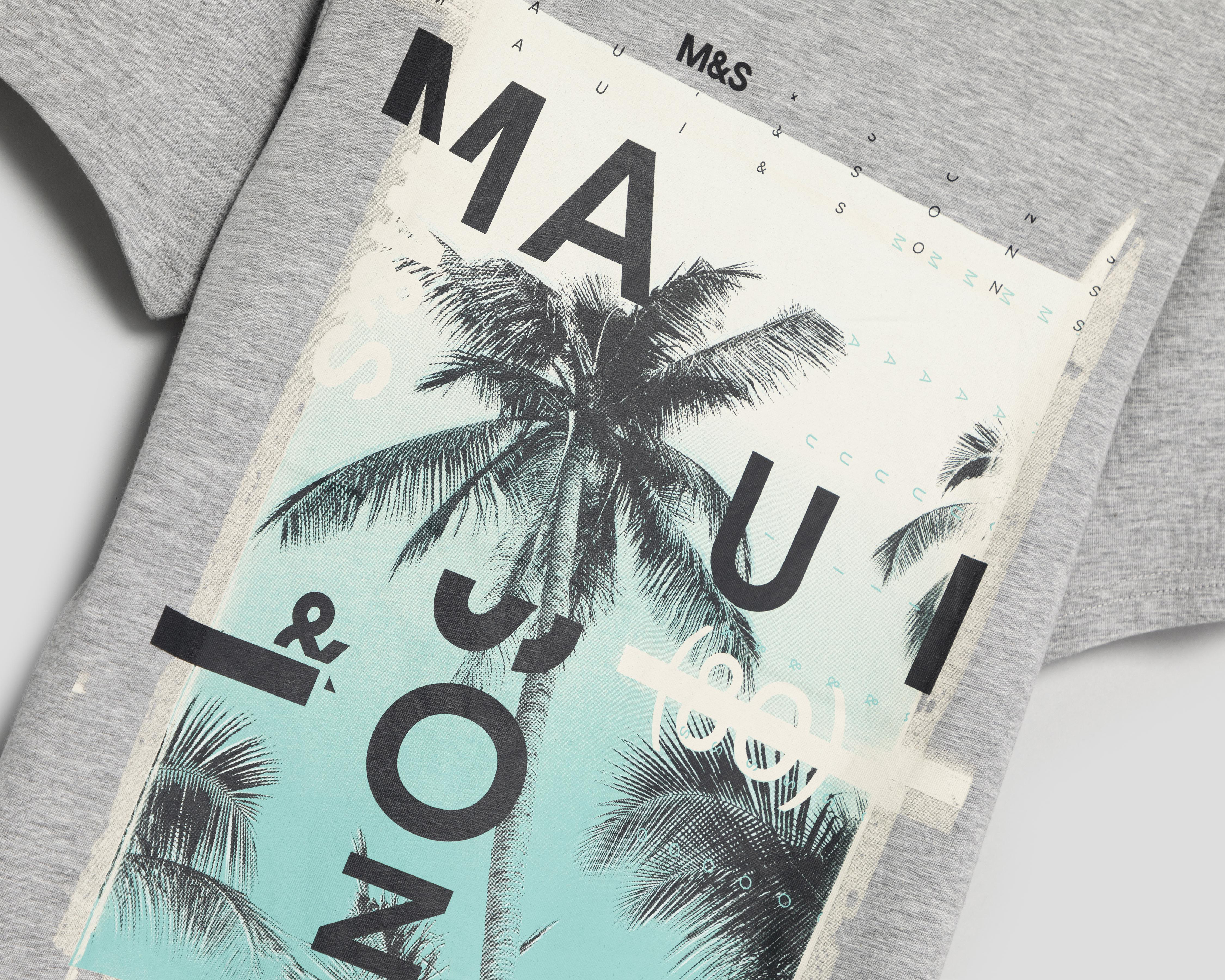 Foto 4 pulgar | Playera Maui and Sons Cuello Redondo