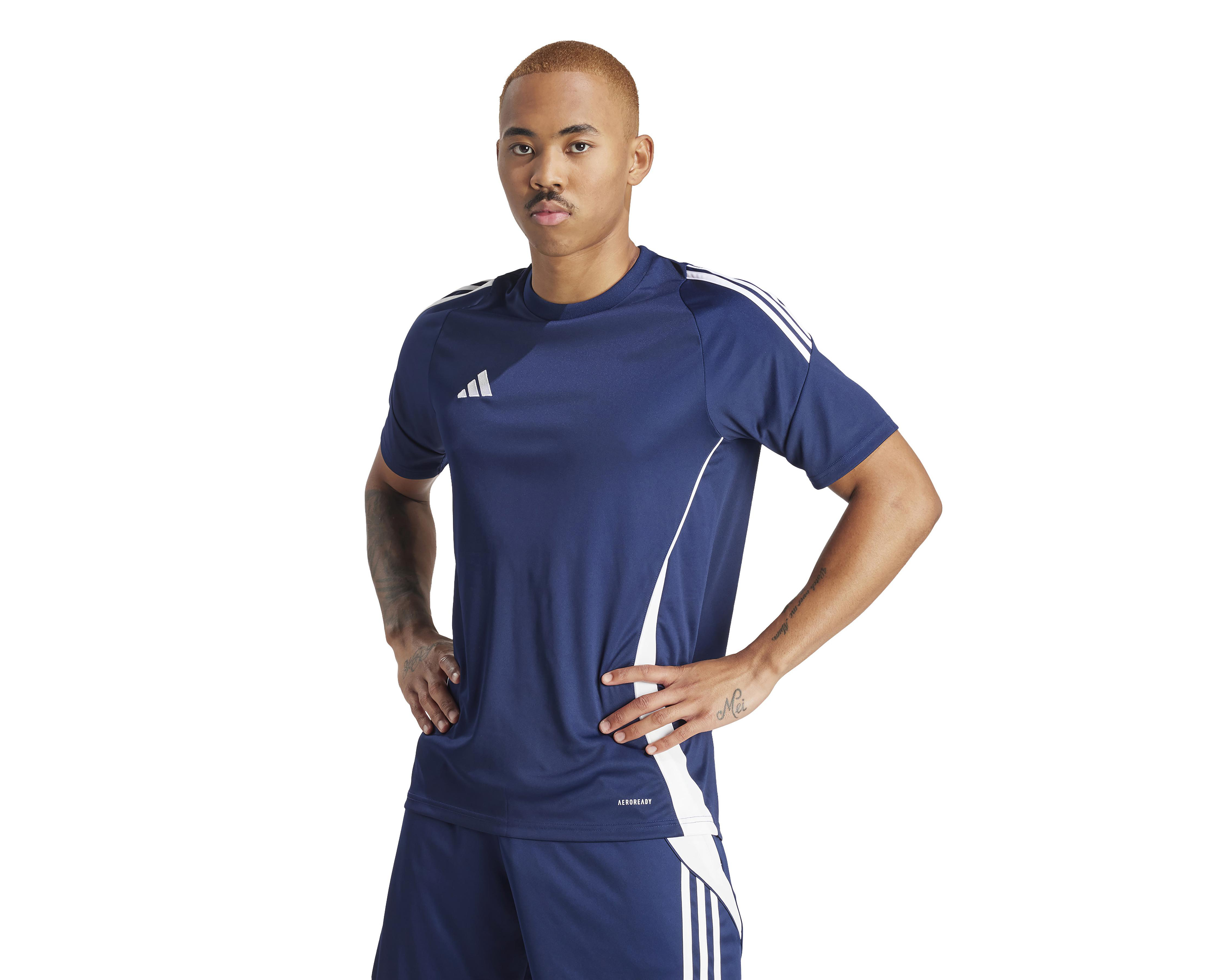 Foto 2 pulgar | Playera Adidas Aeroready Tiro 24 de Futbol para Hombre