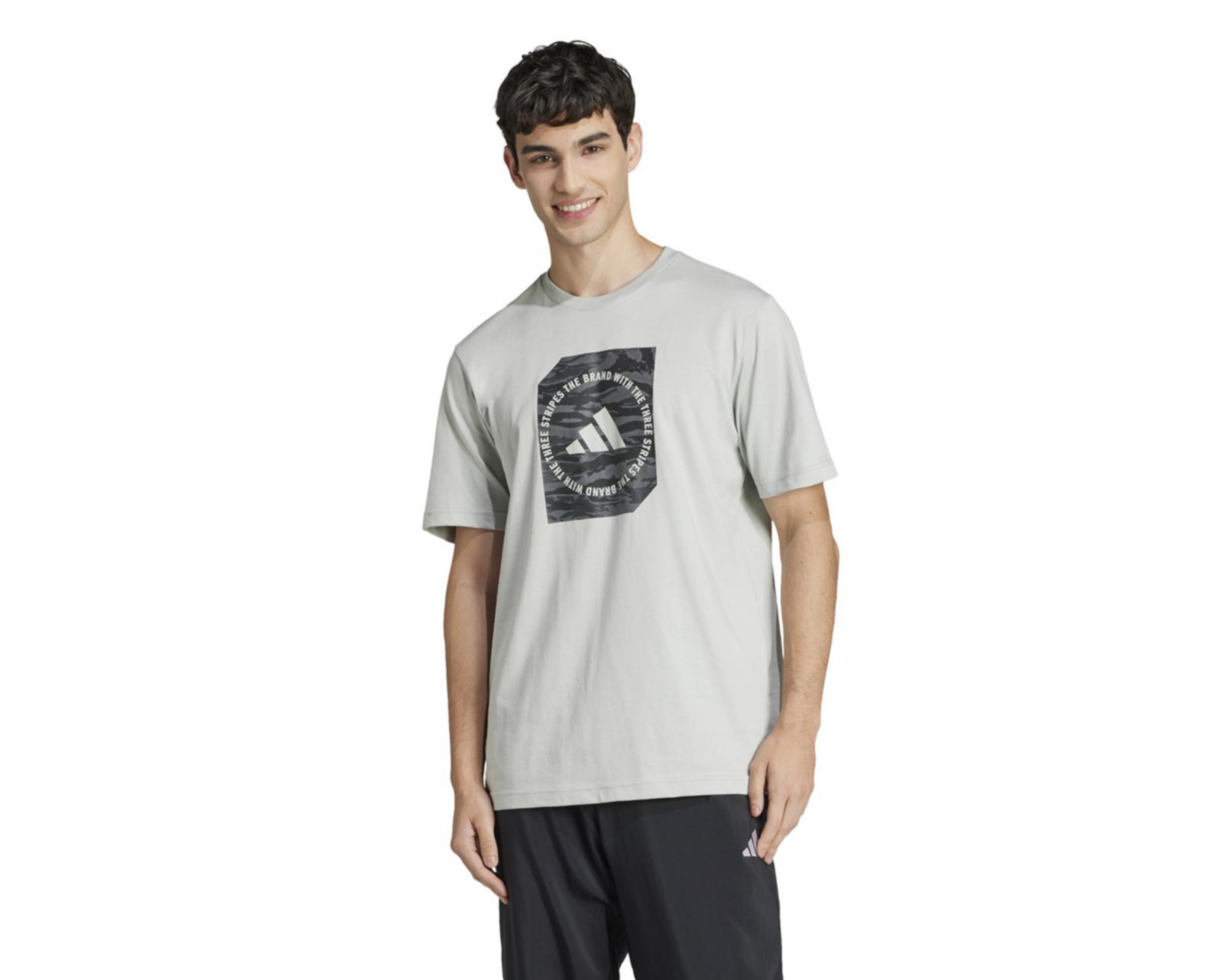 Foto 3 pulgar | Playera Adidas Camo Shape Graphic de Entrenamiento para Hombre