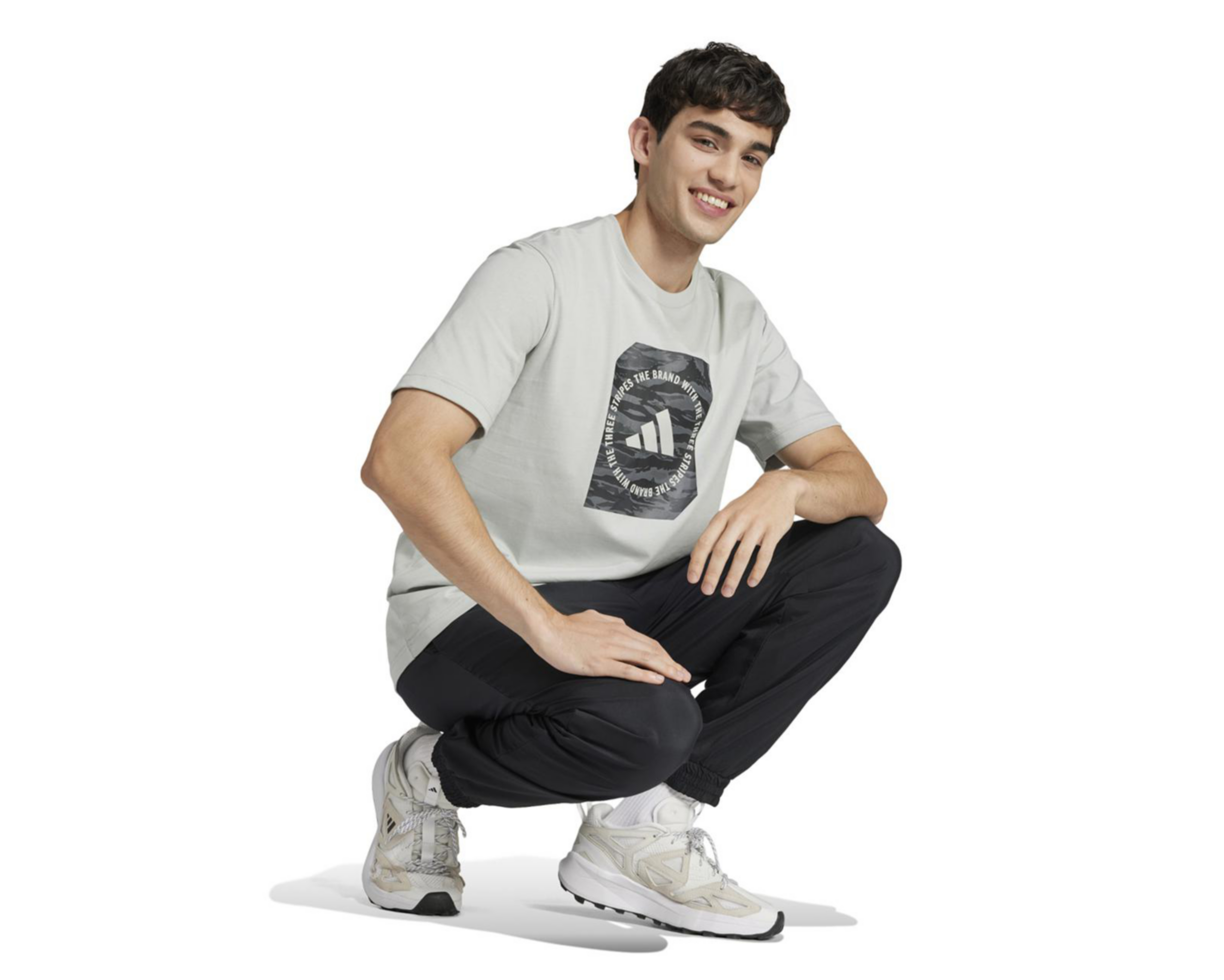 Foto 5 pulgar | Playera Adidas Camo Shape Graphic de Entrenamiento para Hombre