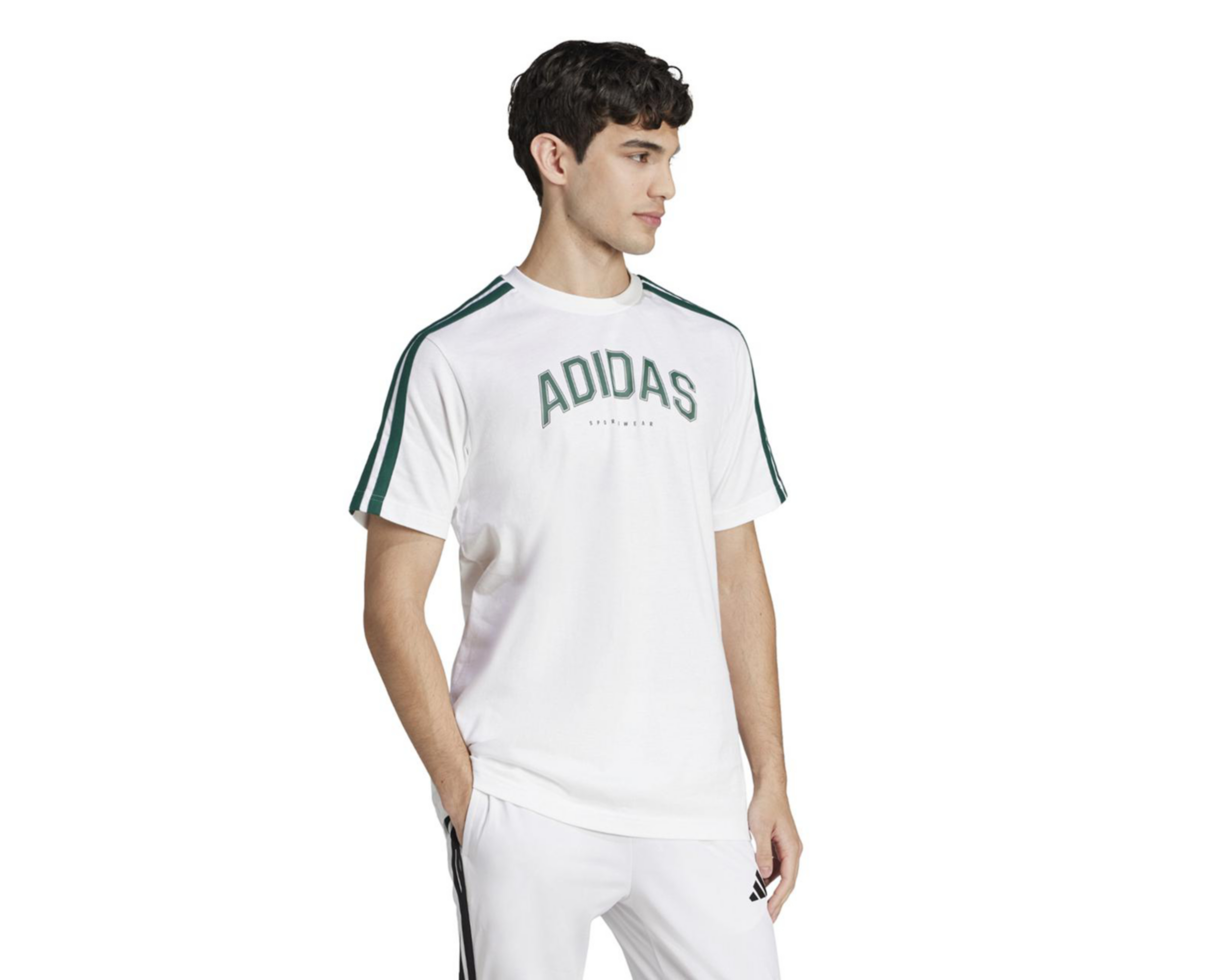 Foto 3 | Playera Adidas Codes Collegiate Linear Graphic para Hombre