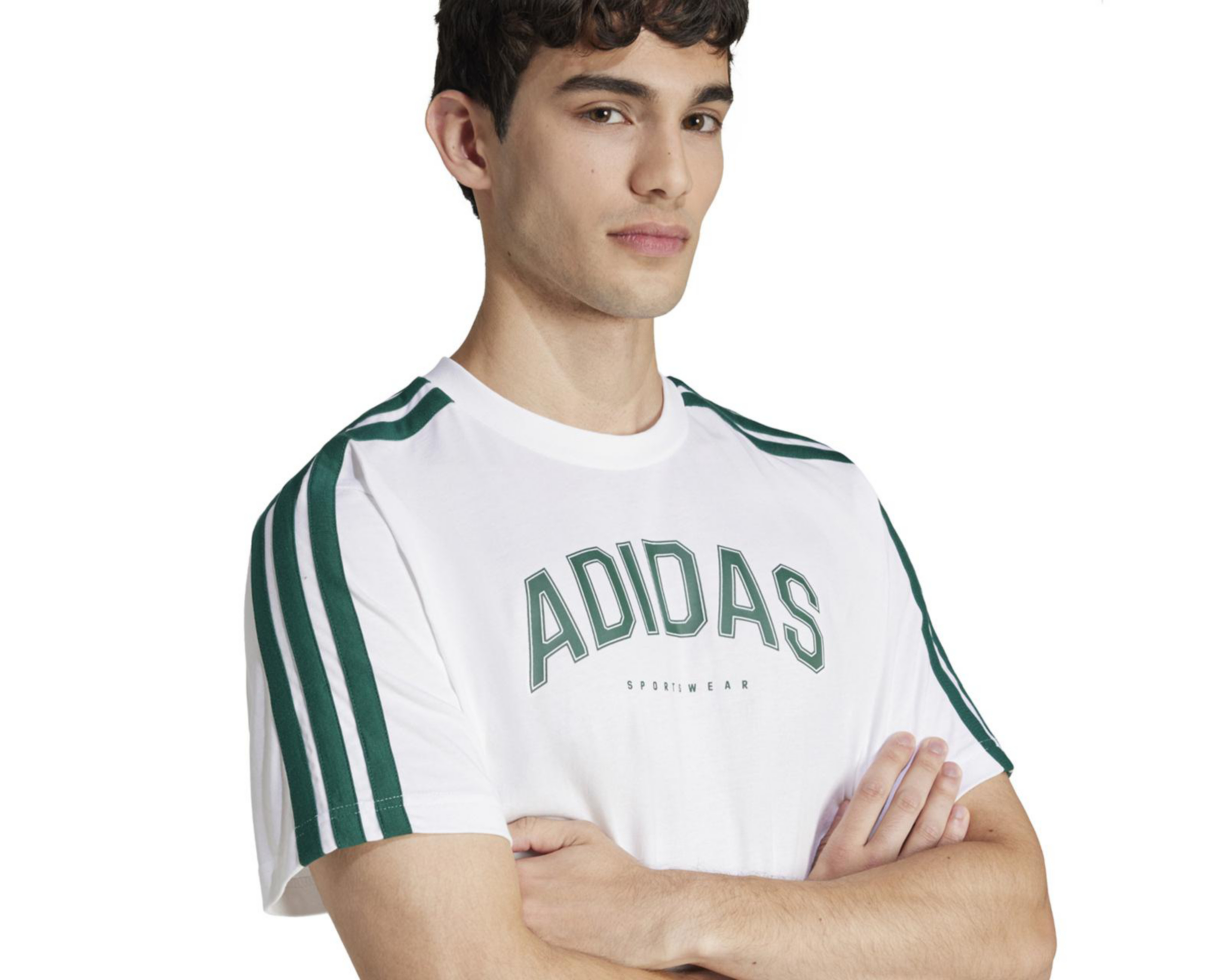 Foto 4 | Playera Adidas Codes Collegiate Linear Graphic para Hombre