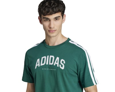 Foto 6 | Playera Adidas Codes Collegiate Linear Graphic de Entrenamiento para Hombre