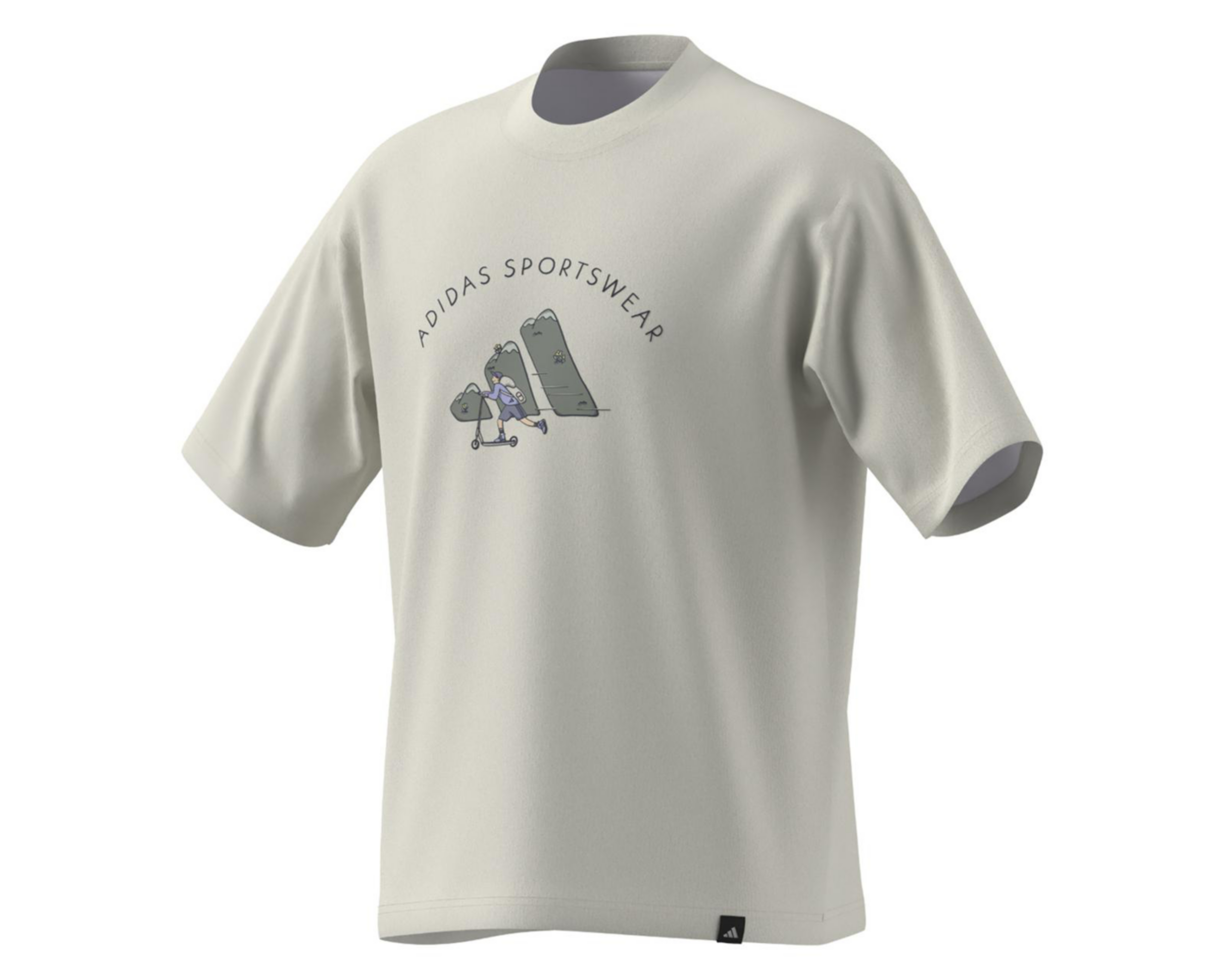 Foto 2 pulgar | Playera Adidas Codes Doodle Scooter de Entrenamiento para Hombre