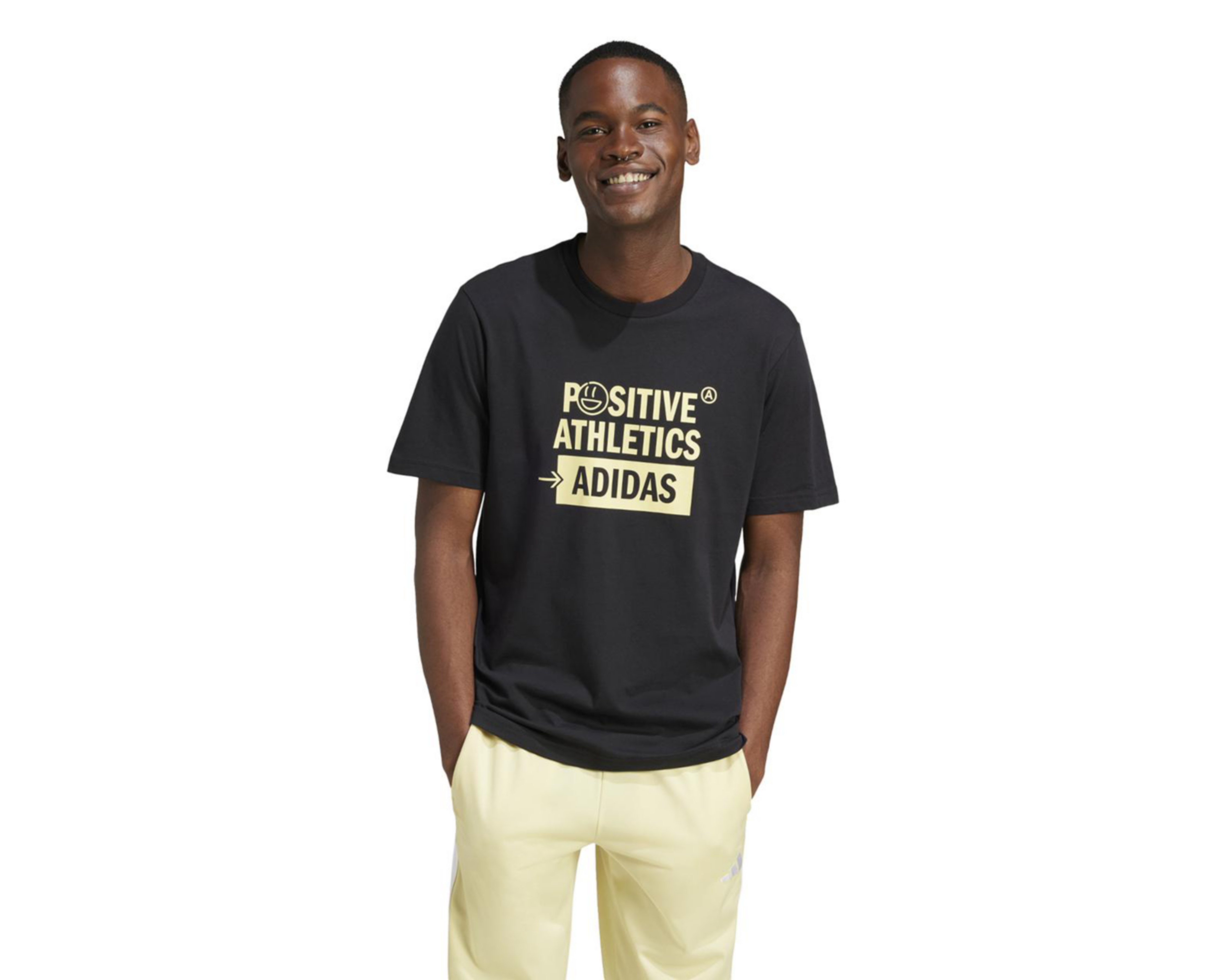 Foto 3 pulgar | Playera Adidas Lounge Verbiage de Entrenamiento para Hombre