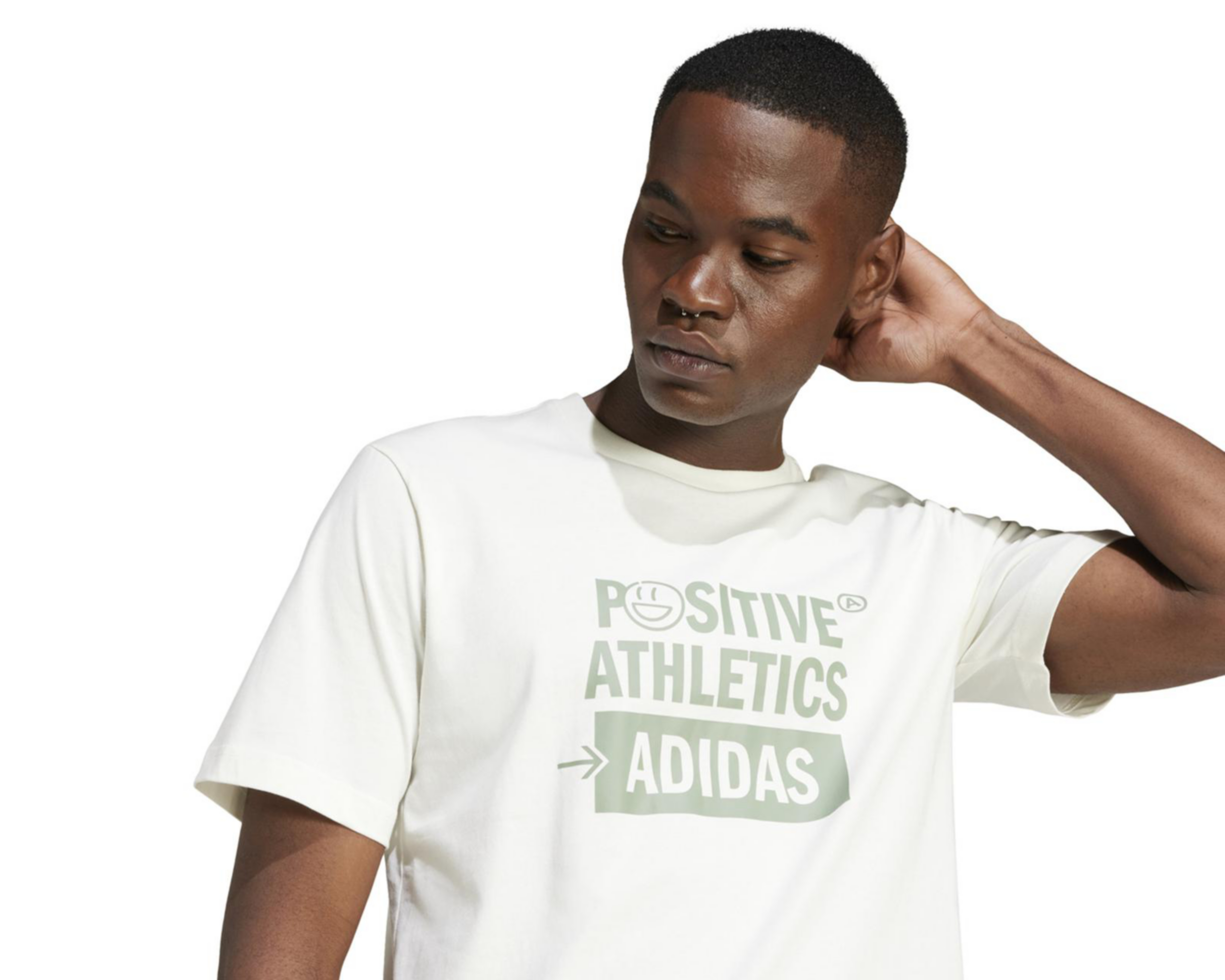 Foto 7 pulgar | Playera Adidas Lounge Verbiage de Entrenamiento para Hombre