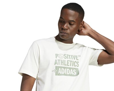 Foto 6 | Playera Adidas Lounge Verbiage de Entrenamiento para Hombre