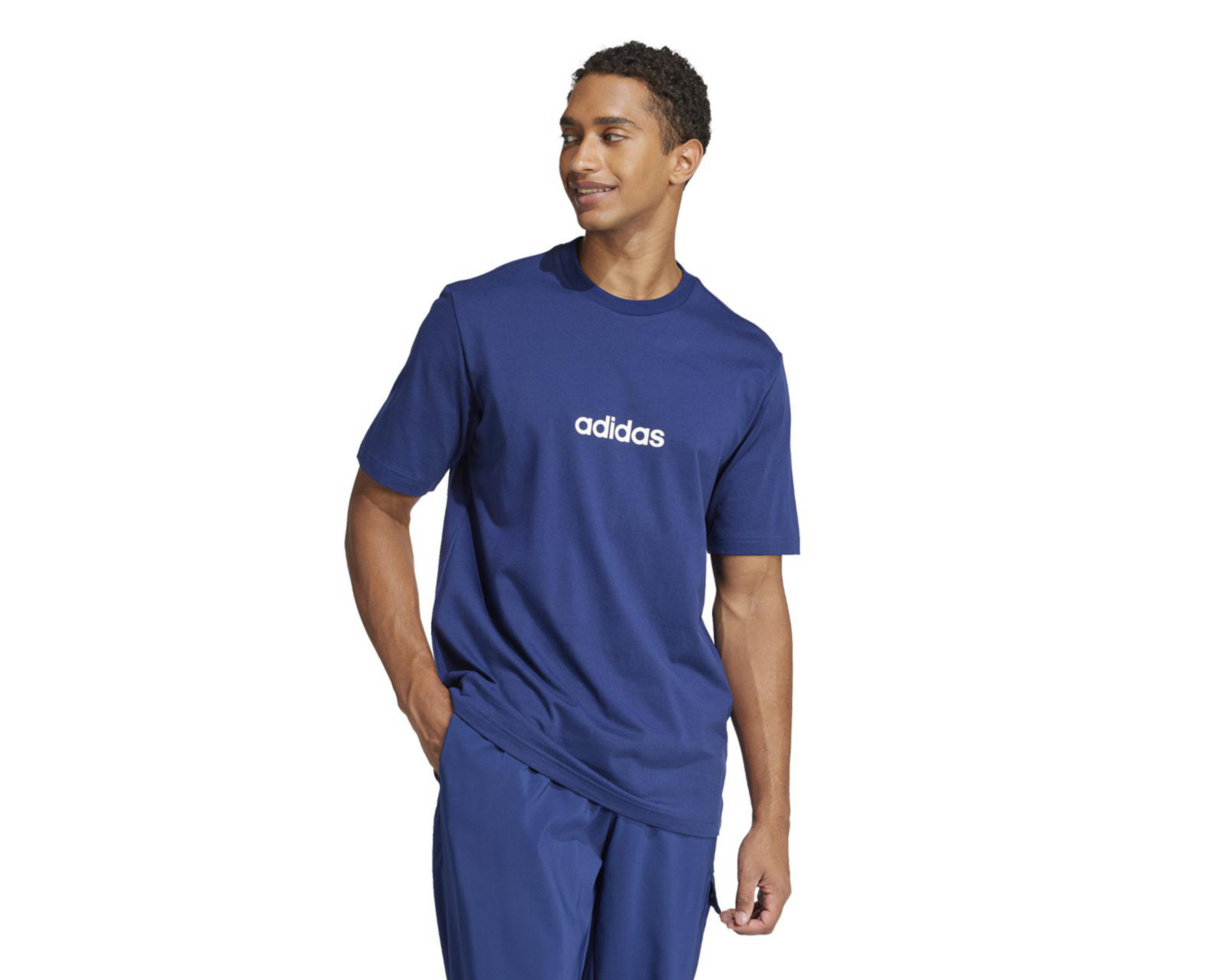 Foto 2 | Playera Adidas Essentials Linear de Entrenamiento para Hombre