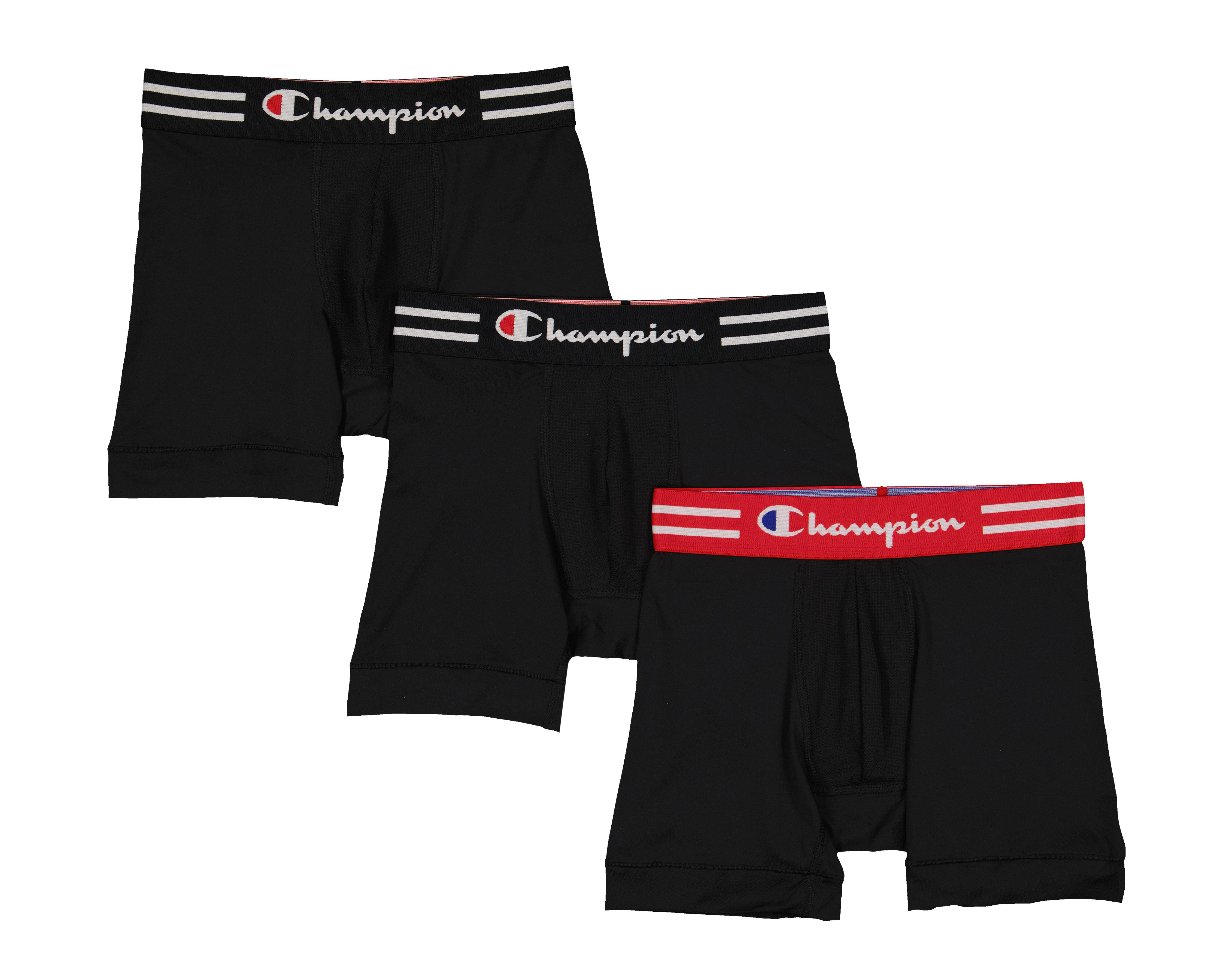 Bóxer Largo Champion para Hombre 3 Piezas