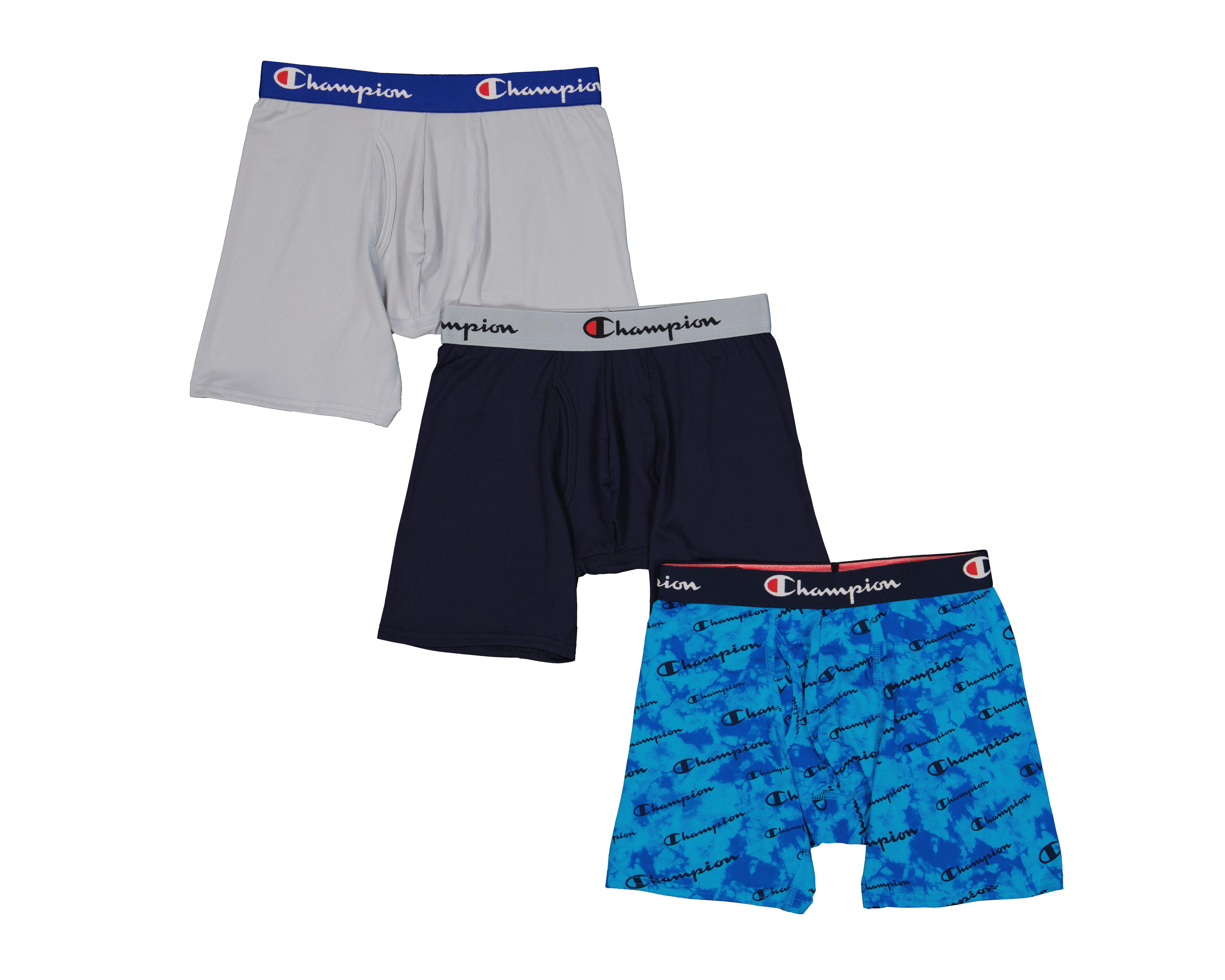 Bóxer Largo Champion para Hombre 3 Piezas
