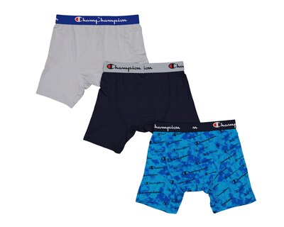 Foto 2 | Bóxer Largo Champion para Hombre 3 Piezas