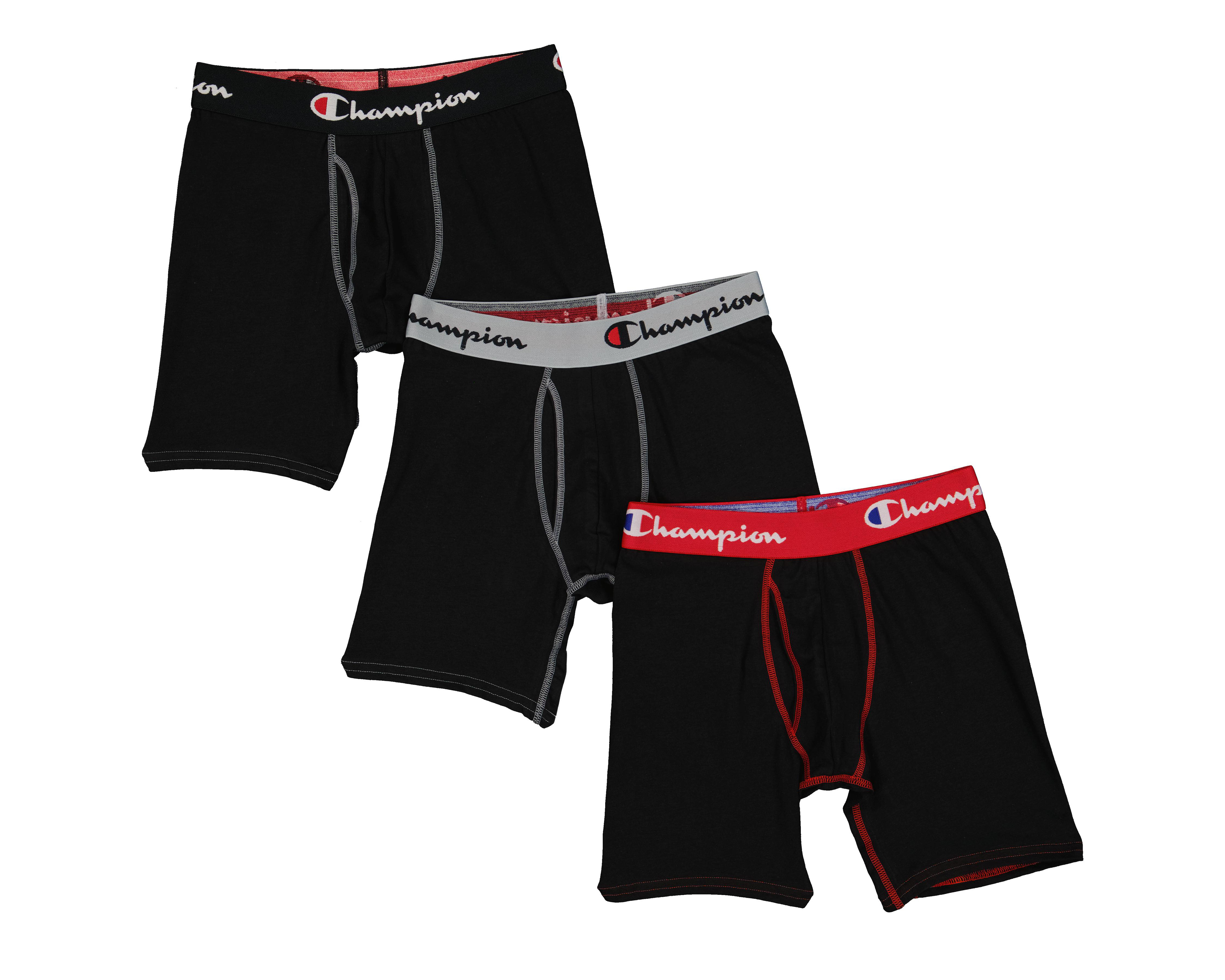 Bóxer Largo Champion para Hombre 3 Piezas
