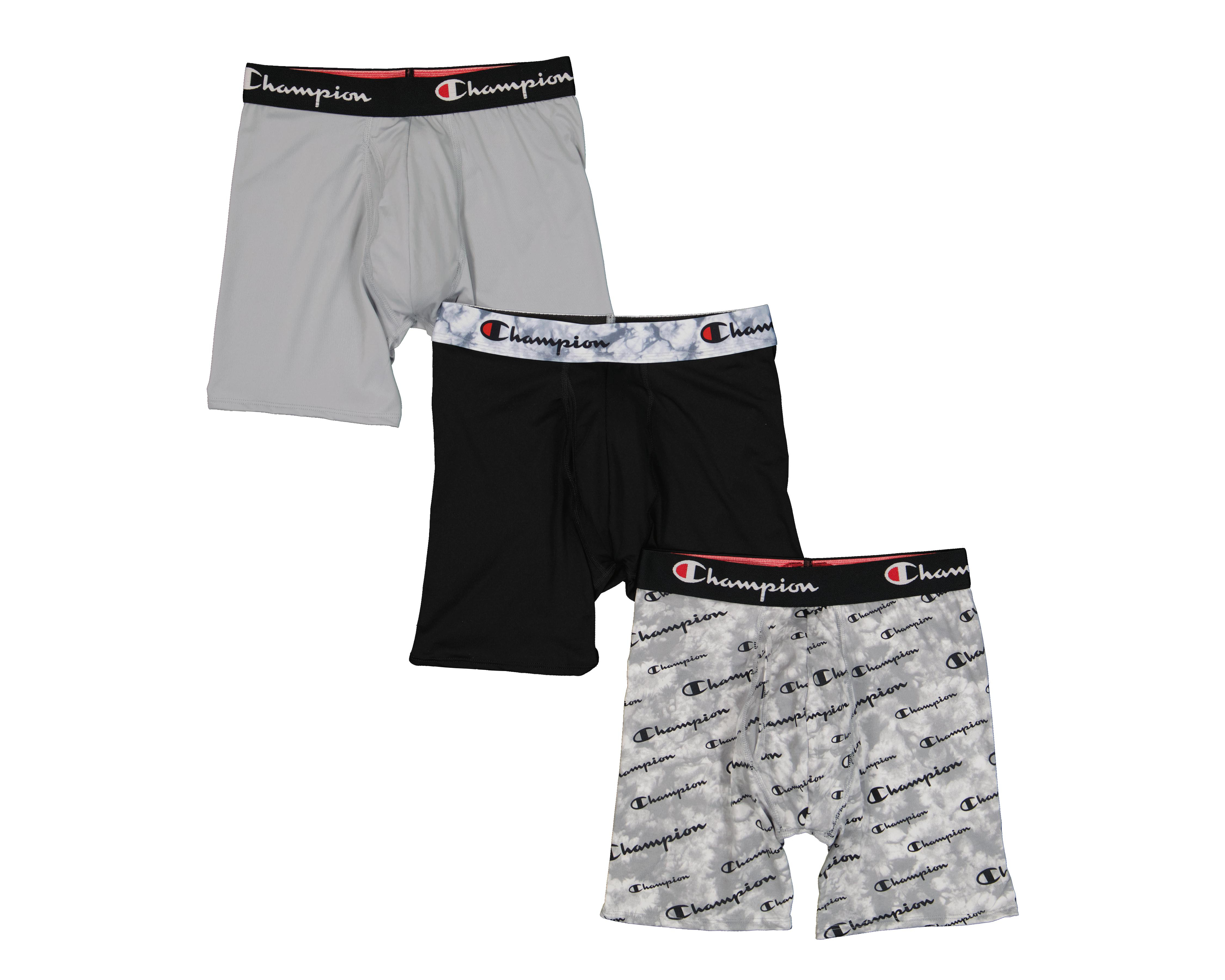 Bóxer Largo Champion para Hombre 3 Piezas