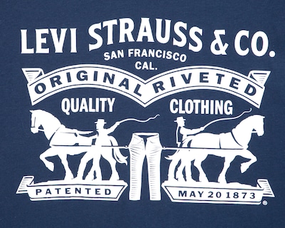 Foto 3 | Playera de Cuello Redondo Azul Levi's para Hombre
