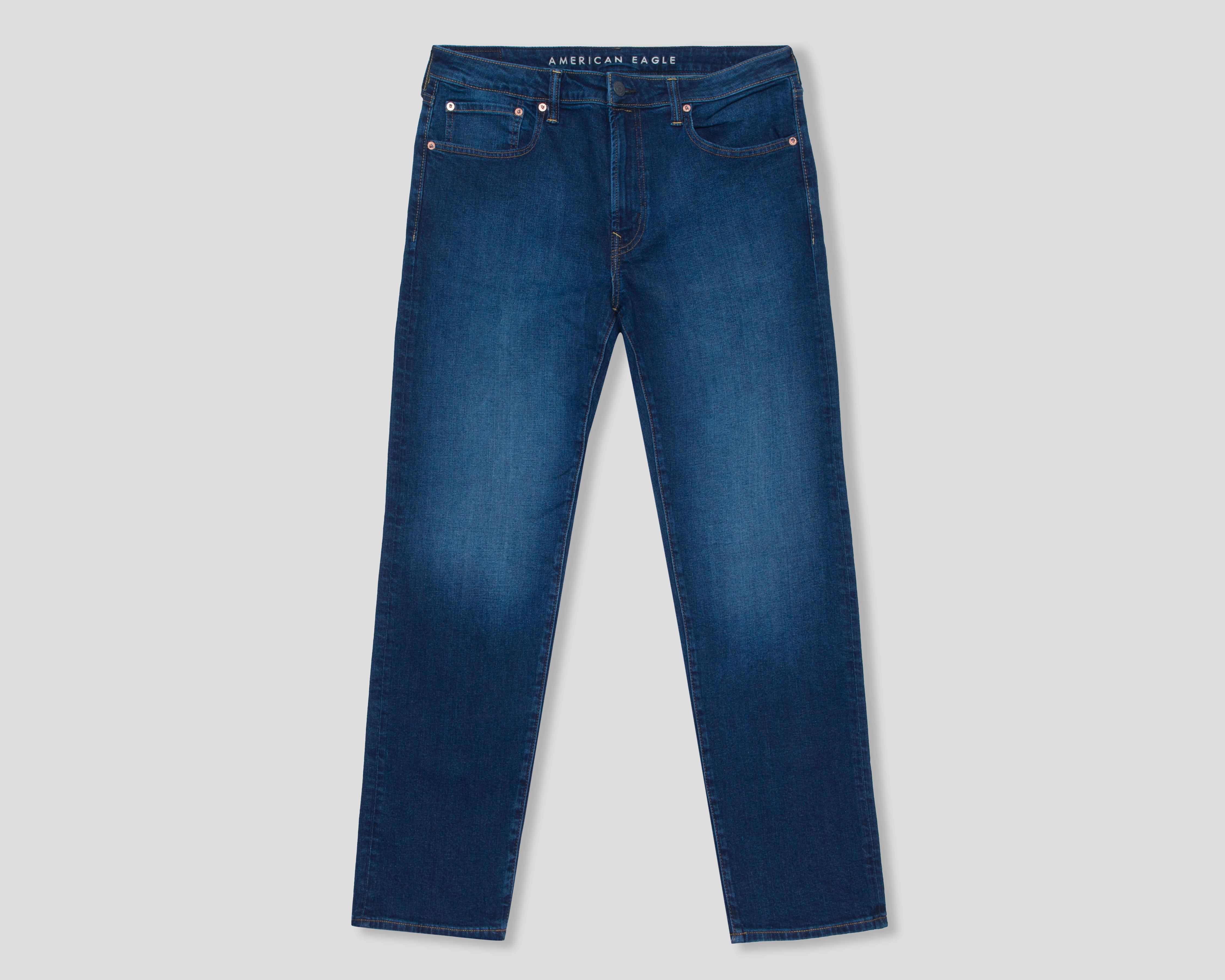 Foto 2 pulgar | Jeans Straight American Eagle Dark Clean Original para Hombre