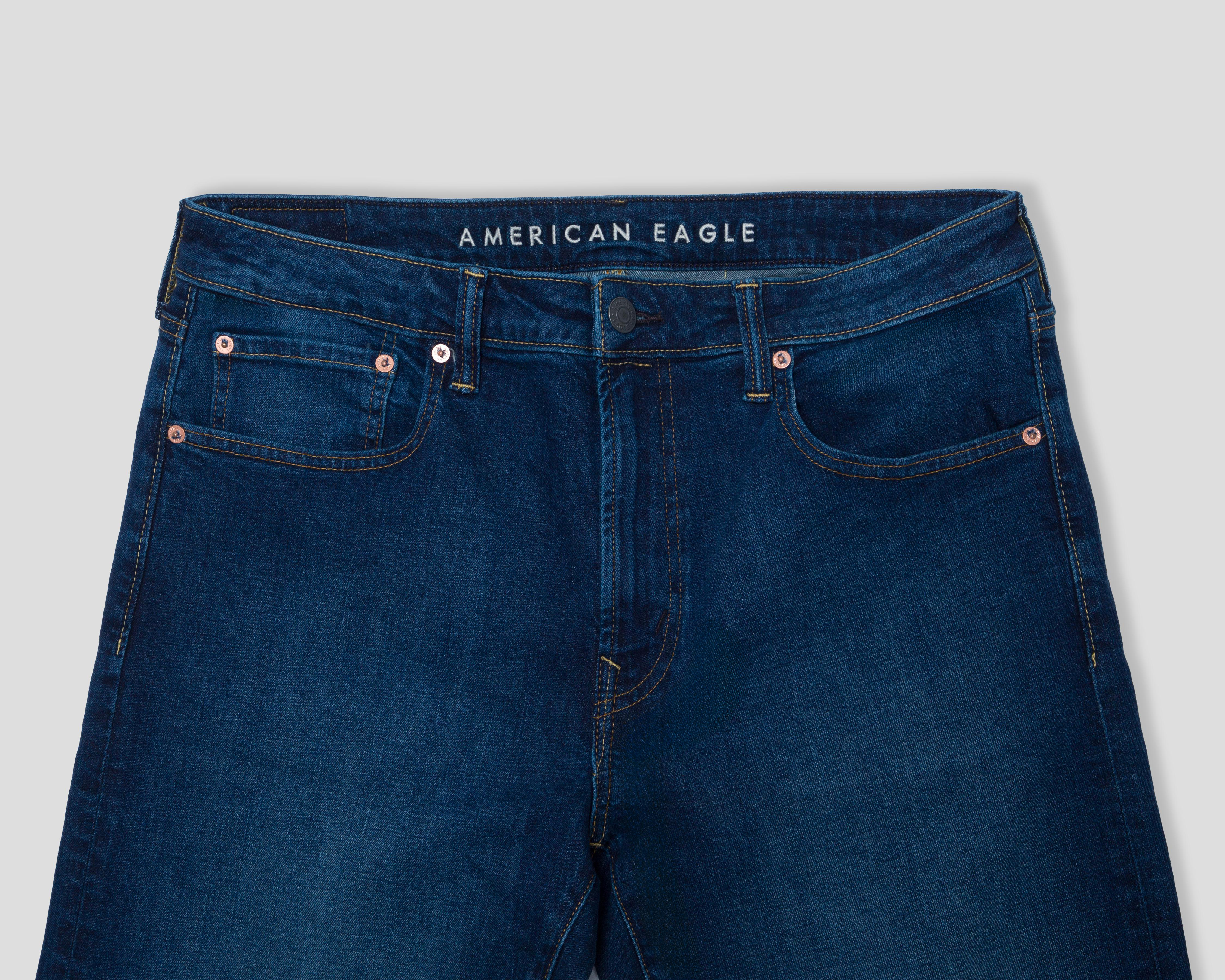 Foto 4 pulgar | Jeans Straight American Eagle Dark Clean Original para Hombre