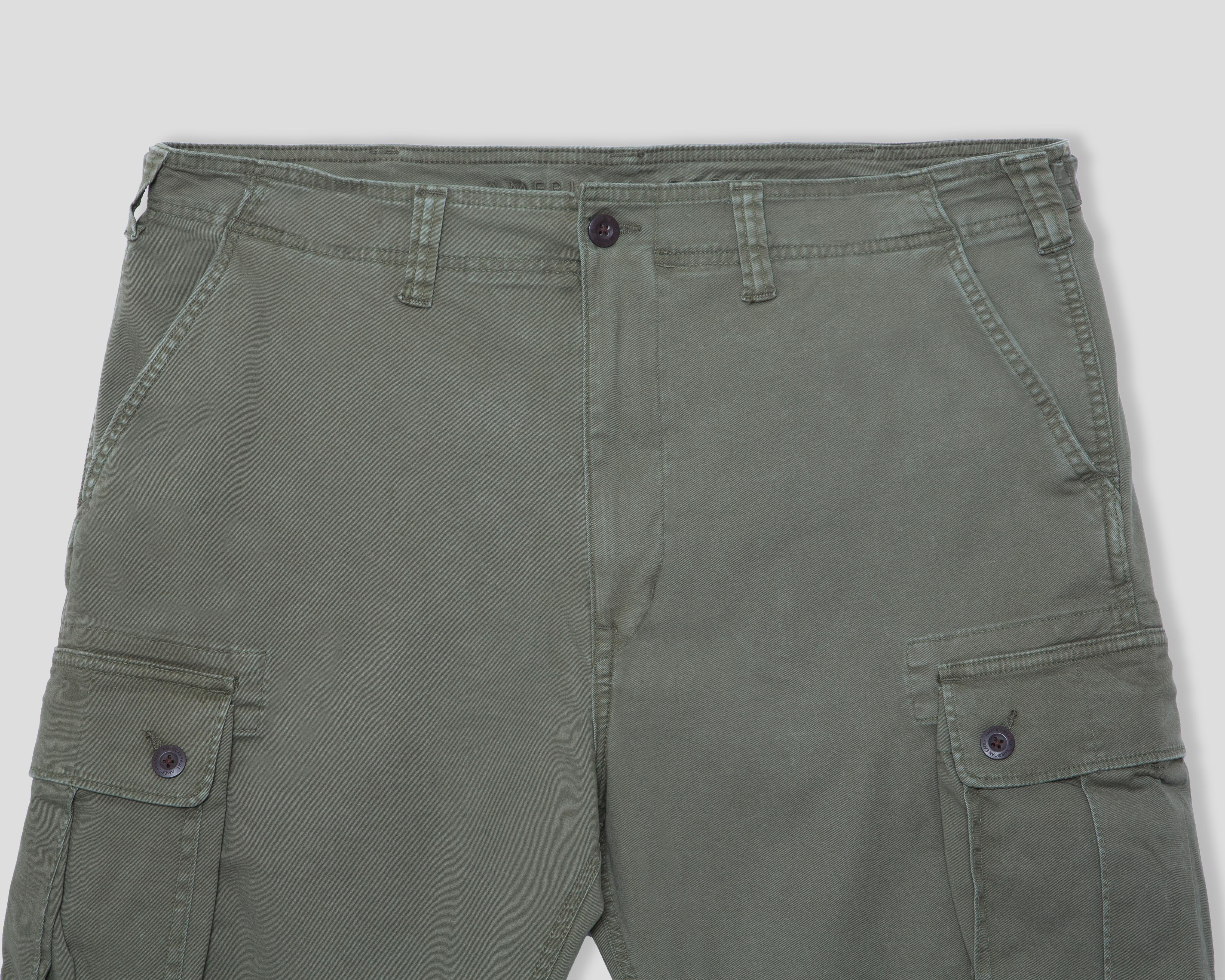 Foto 4 pulgar | Pantalón Cargo American Eagle MFO Lived In Verde Olivo para Hombre