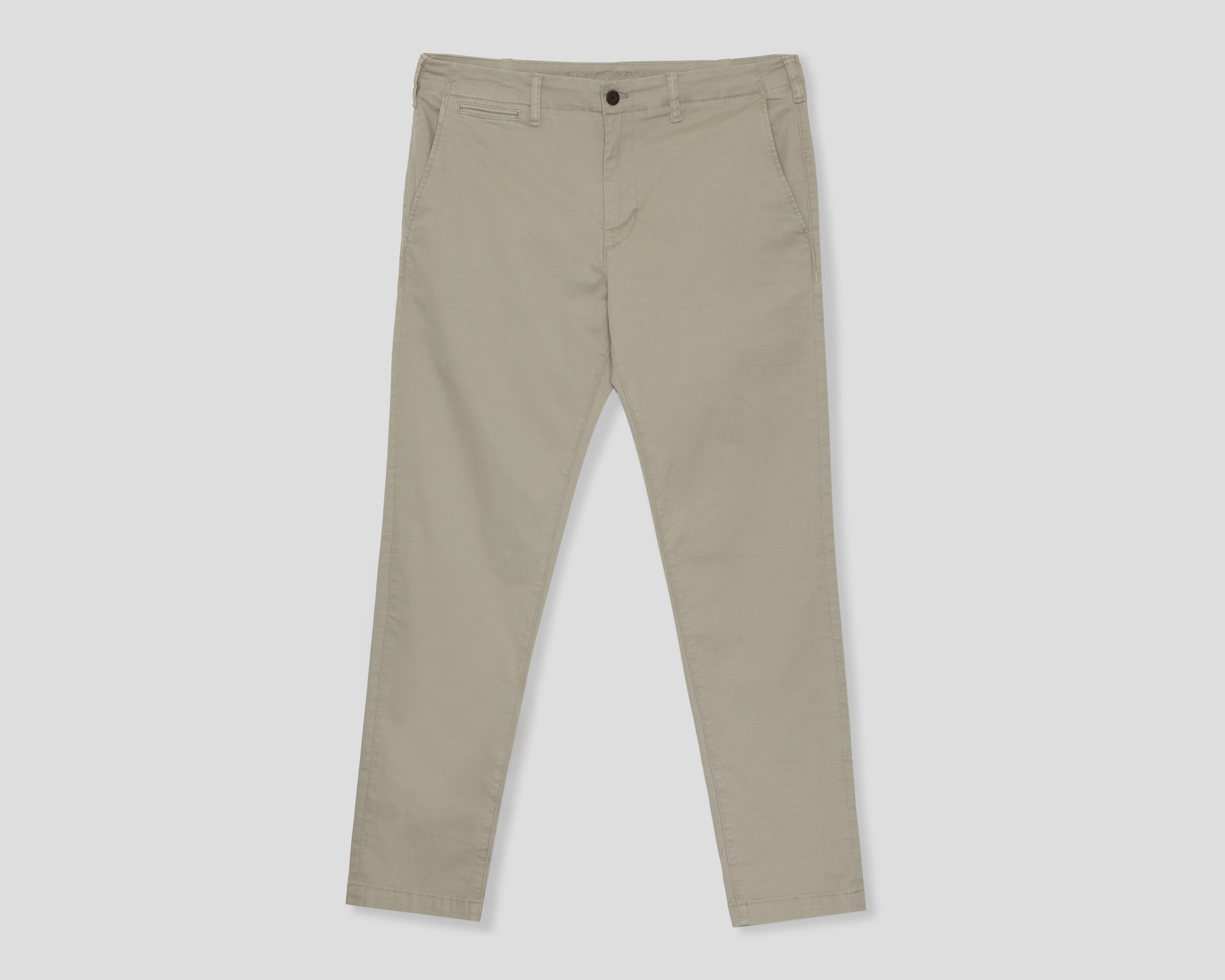 Foto 2 pulgar | Pantalón Chino American Eagle Caqui para Hombre