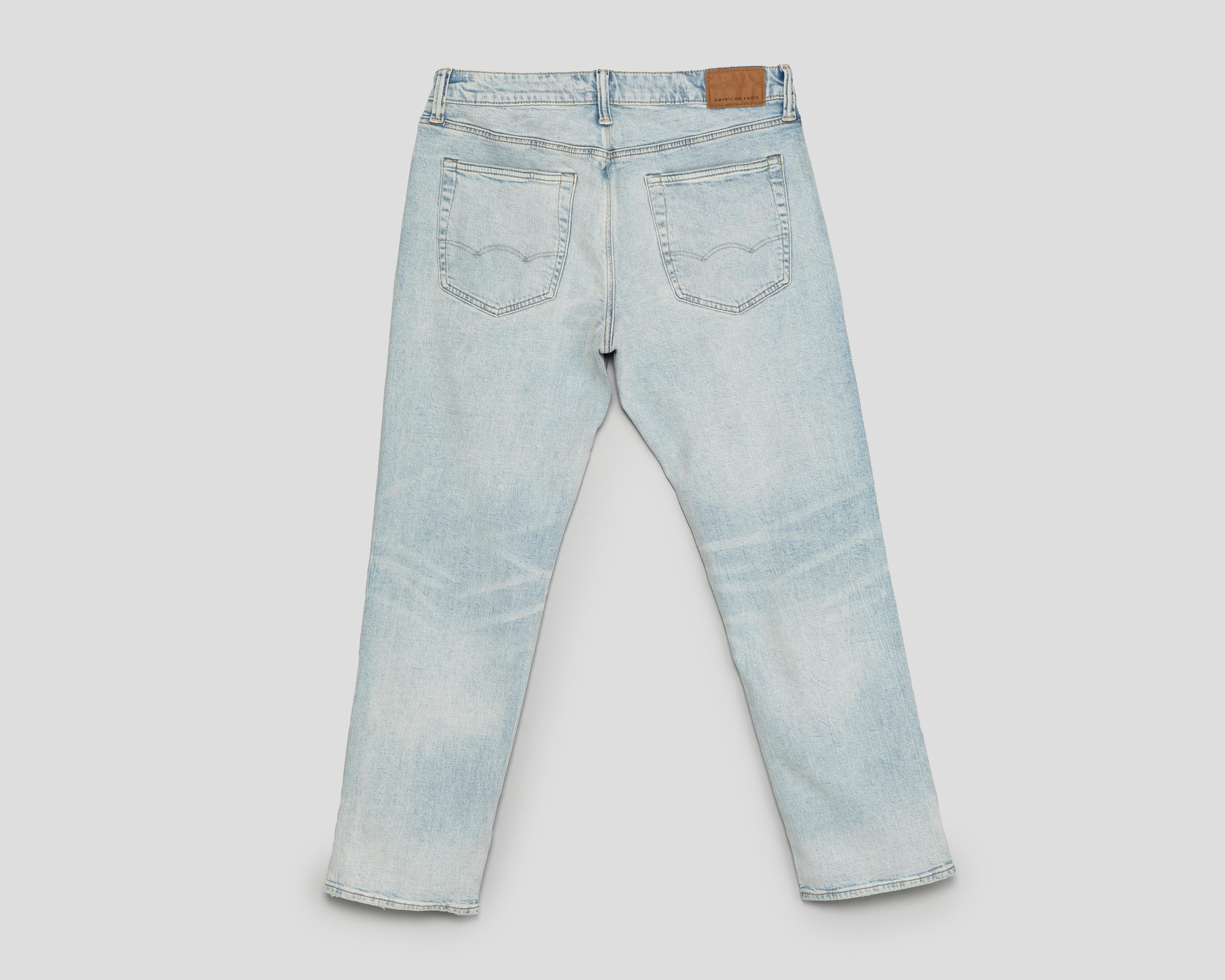 Foto 3 pulgar | Jeans Slim Straight American Eagle Light Clean para Hombre