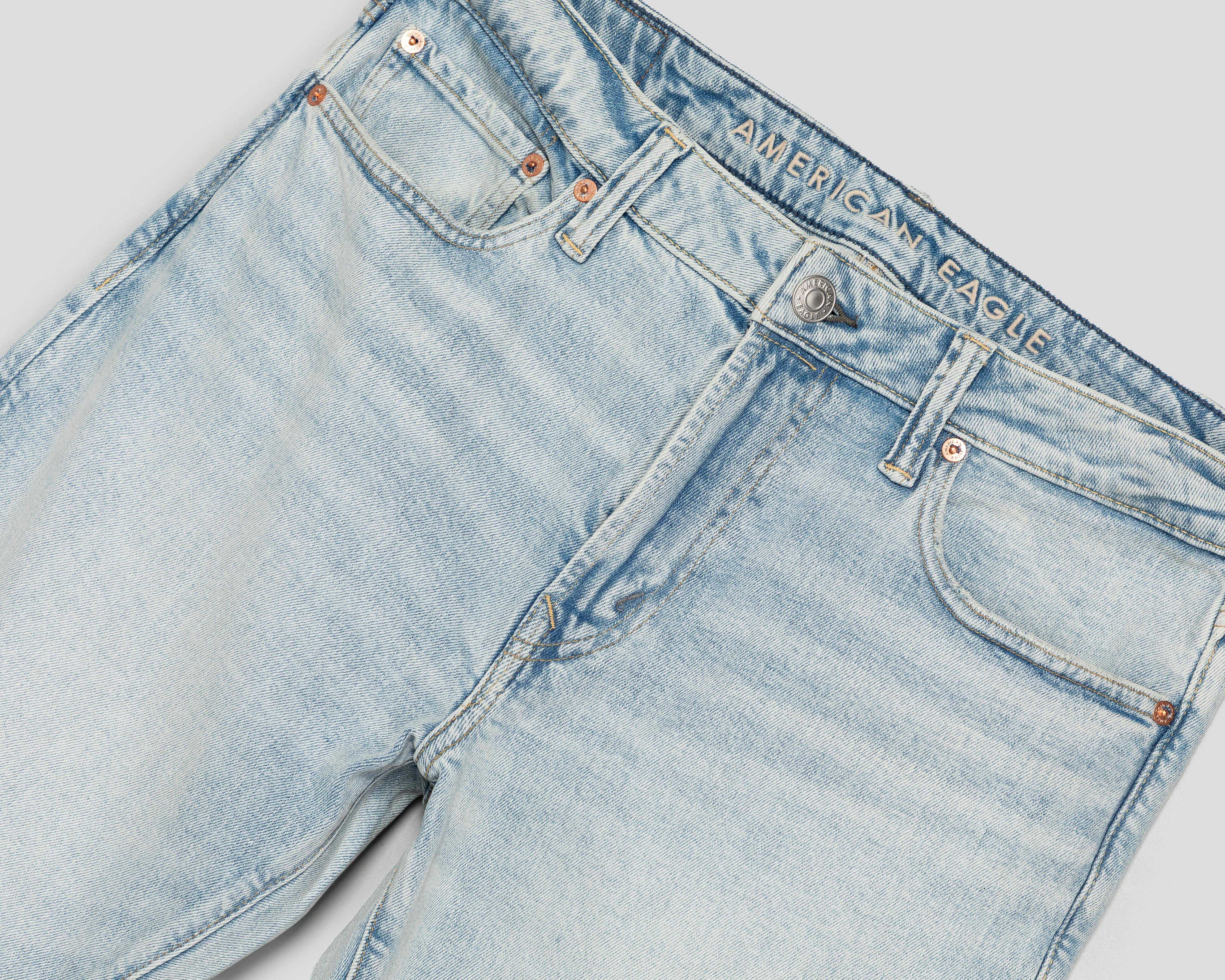 Foto 4 pulgar | Jeans Slim Straight American Eagle Light Clean para Hombre