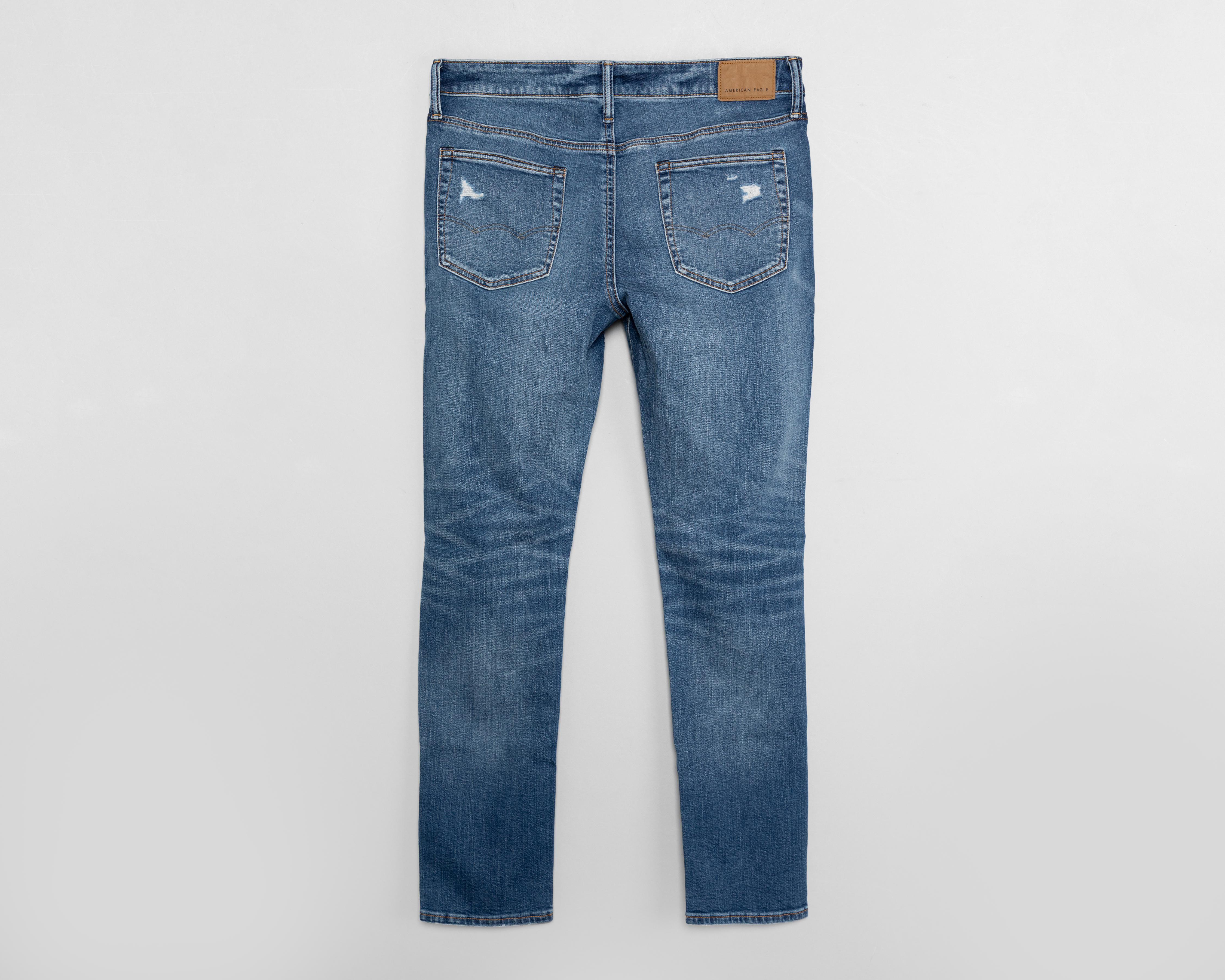 Foto 3 pulgar | Jeans Skinny American Eagle Medium Bright Indigo para Hombre