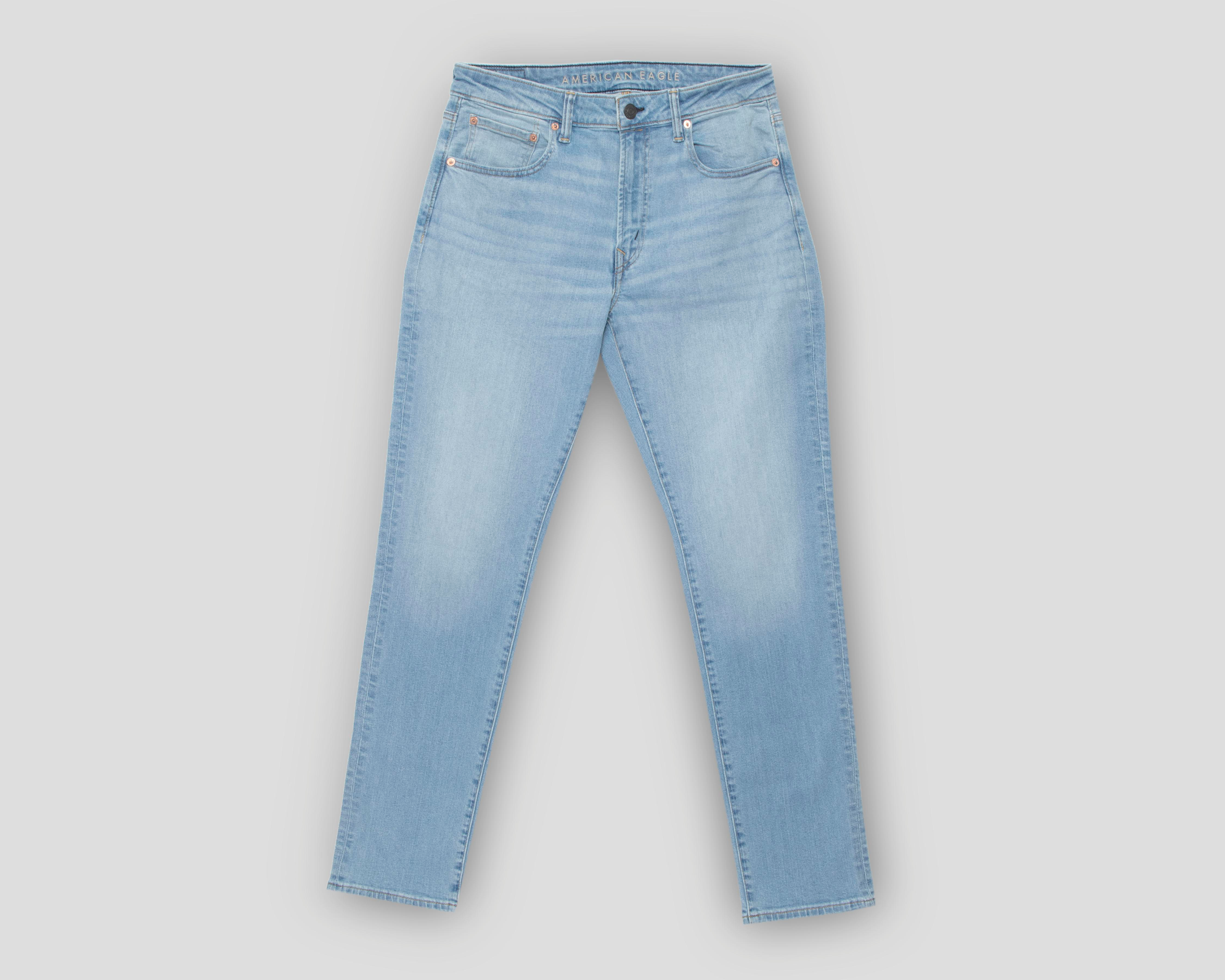 Foto 2 pulgar | Jeans Slim Straight American Eagle Light Clean para Hombre