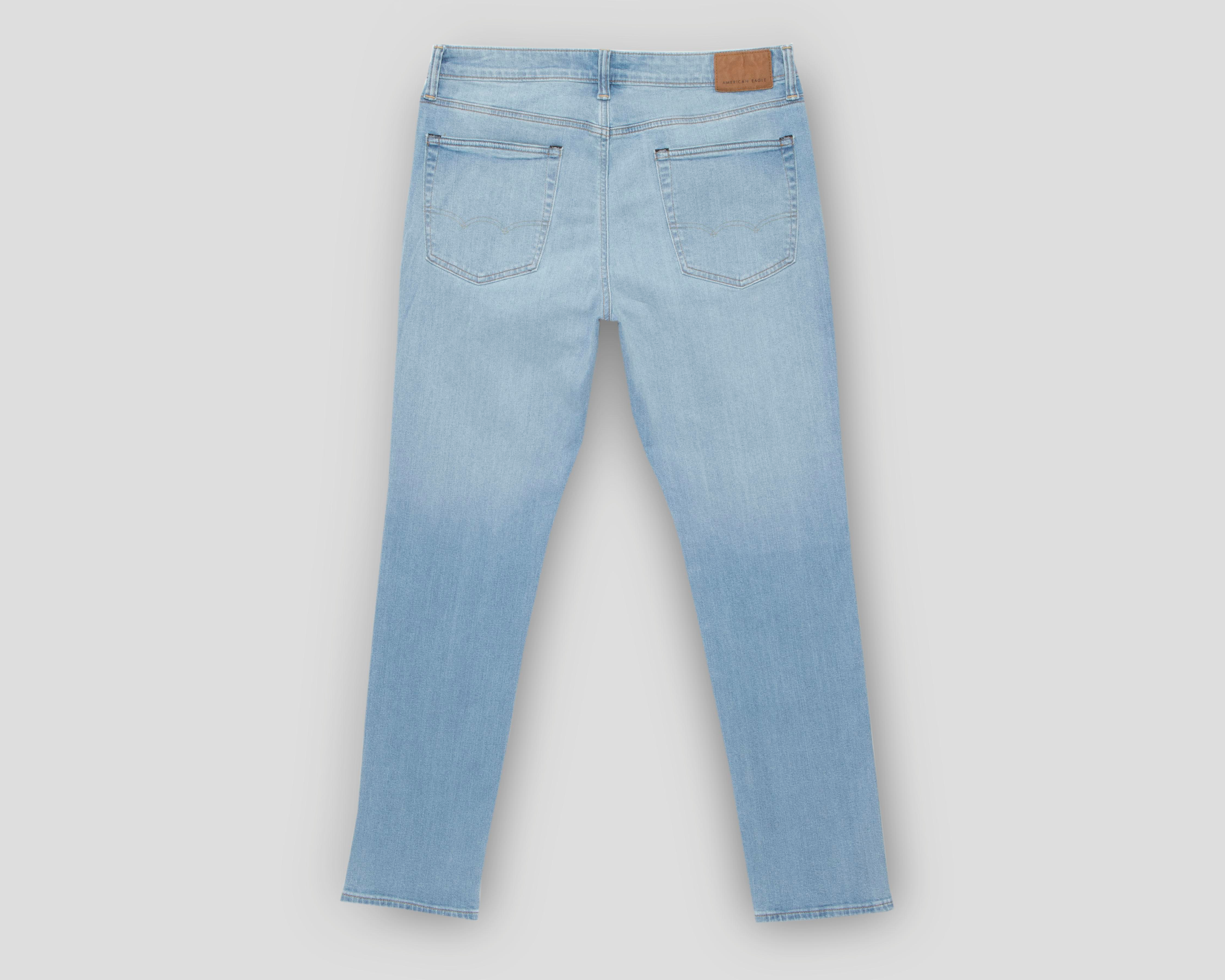 Foto 3 pulgar | Jeans Slim Straight American Eagle Light Clean para Hombre