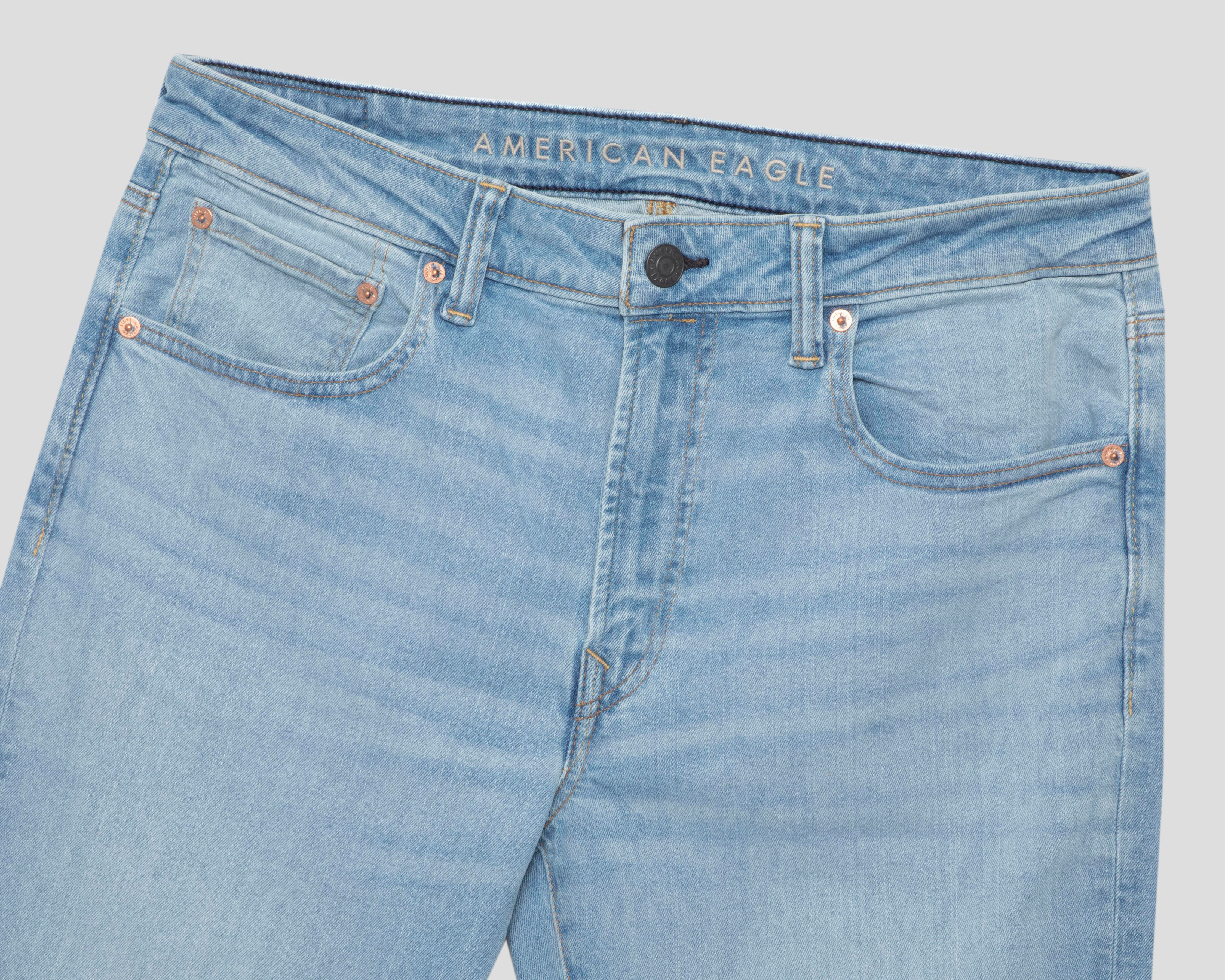 Foto 3 | Jeans Slim Straight American Eagle Light Clean para Hombre