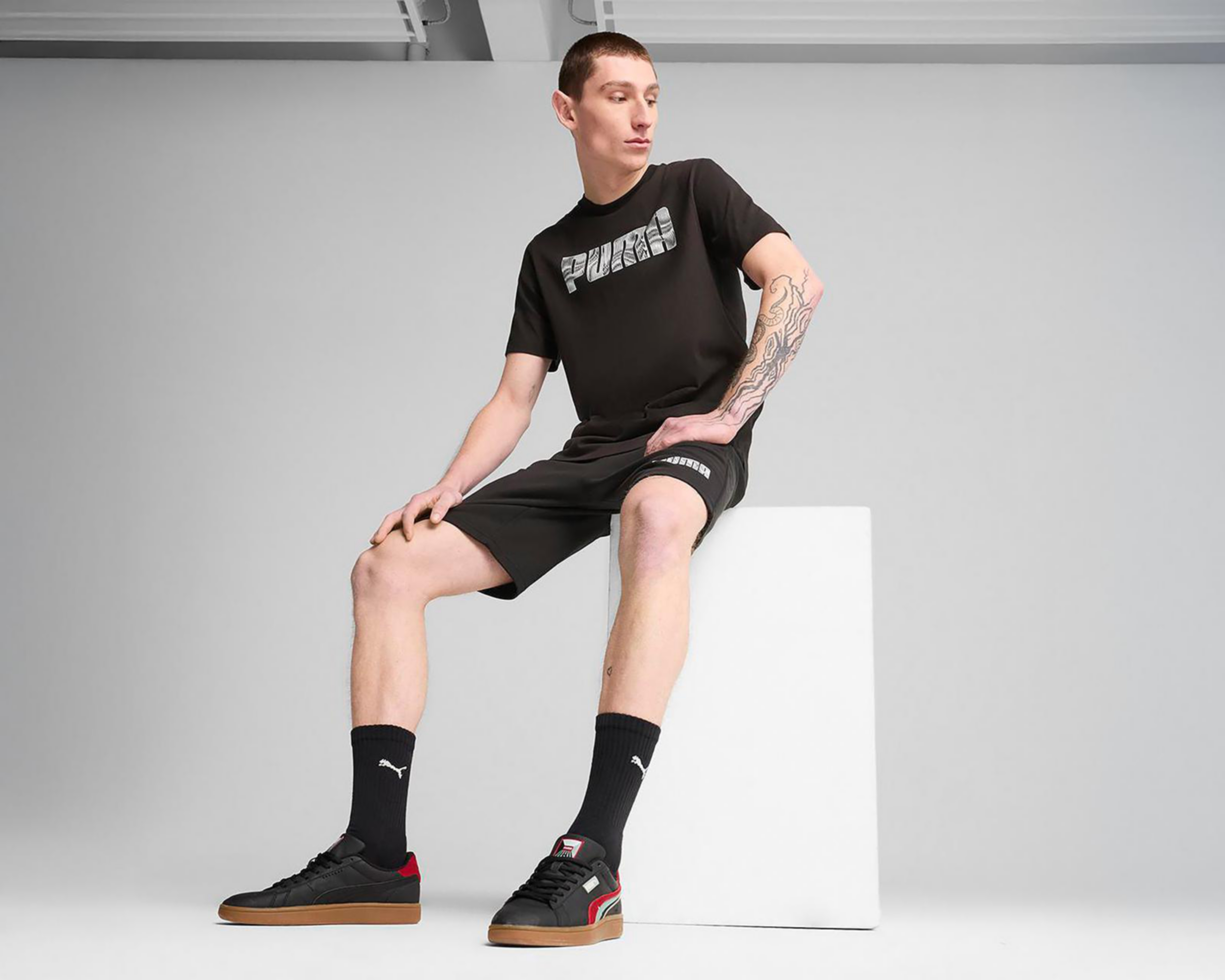 Foto 6 pulgar | Short de Entrenamiento Puma Mass Merchants para Hombre