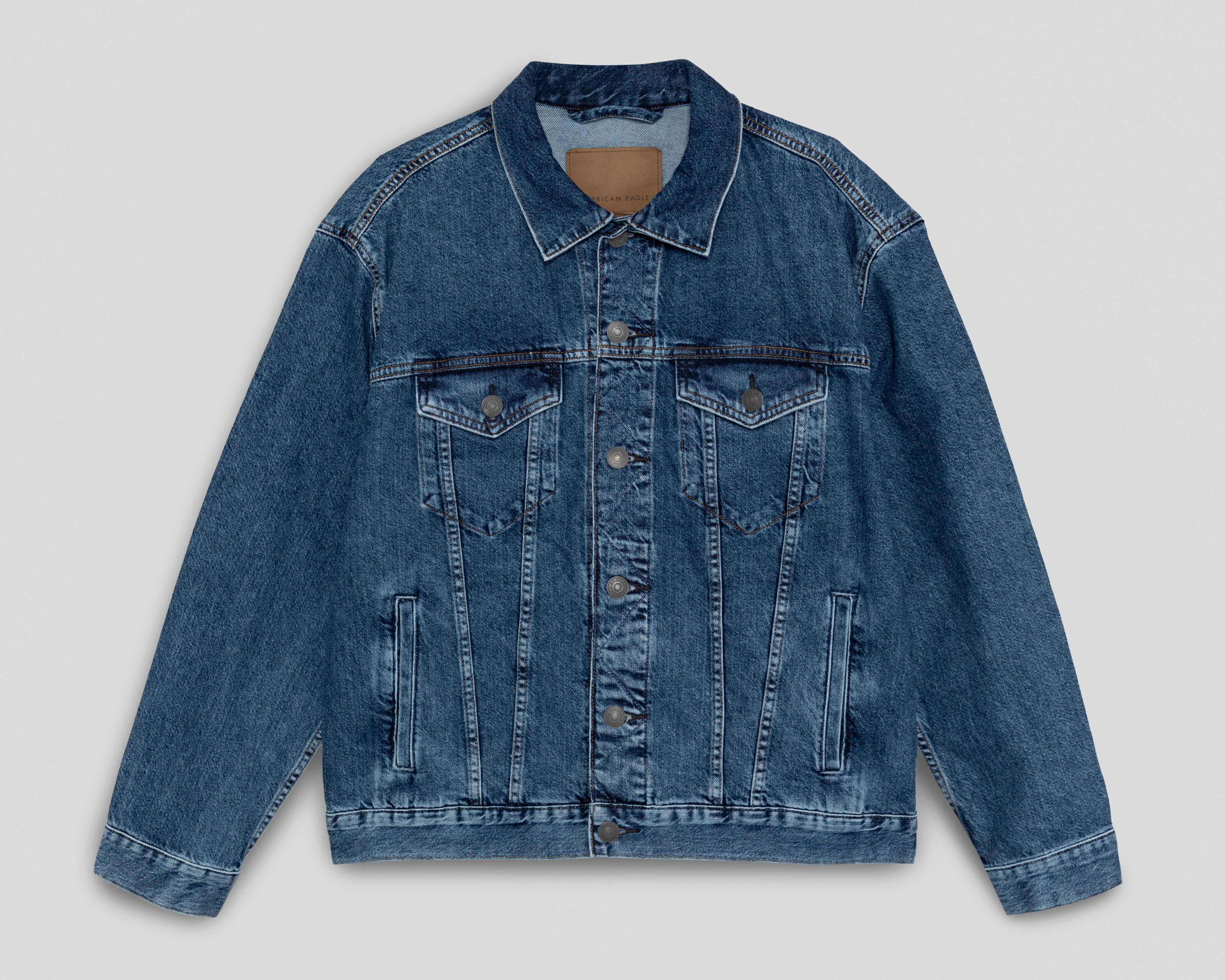 Foto 1 | Chamarra Trucker de Algodón American Eagle para Hombre
