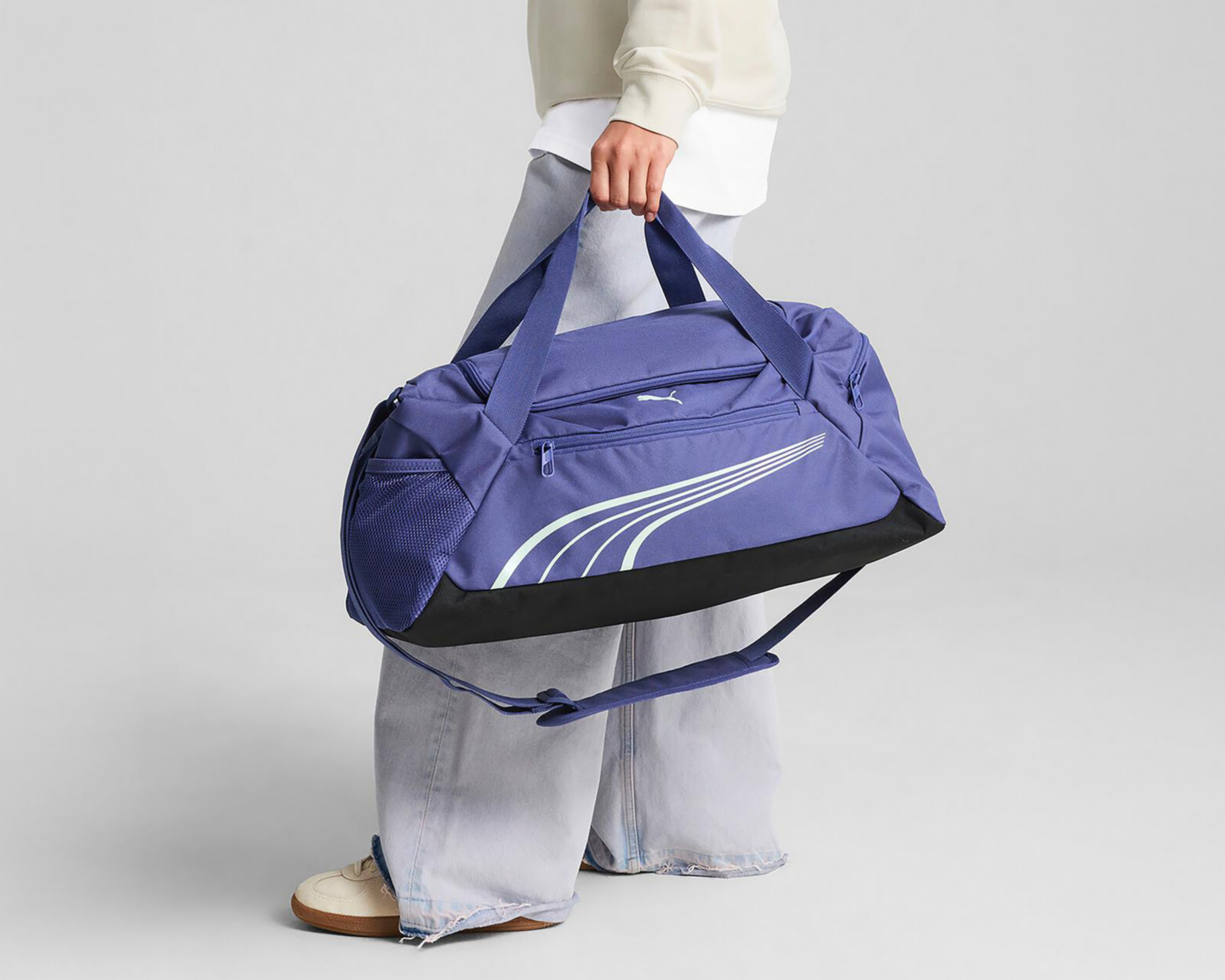 Foto 7 pulgar | Maleta Deportiva Puma Fundamental Lila