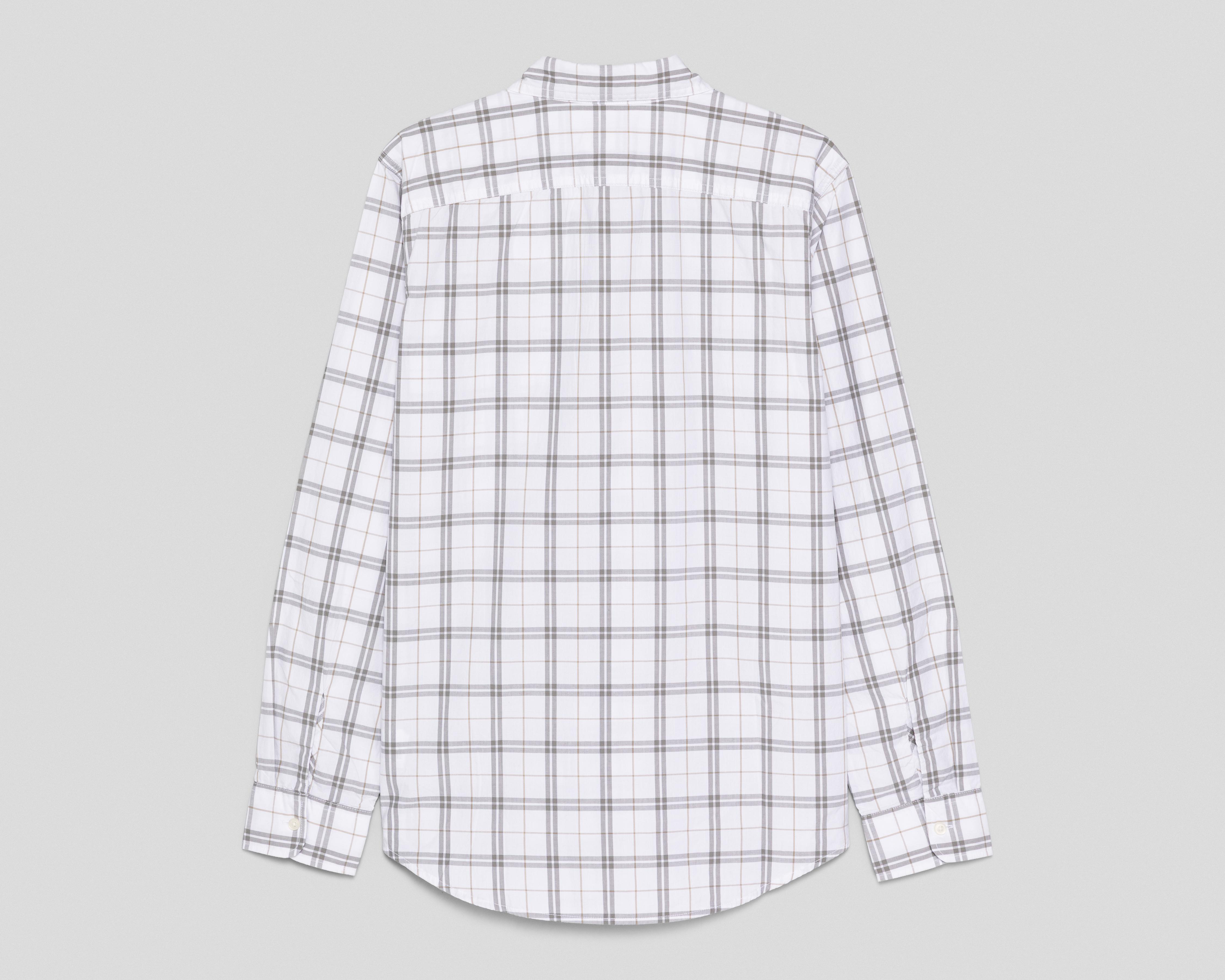Foto 3 pulgar | Camisa Casual de Algodón American Eagle Slim Fit de Cuadros para Hombre