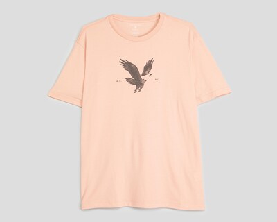Foto 1 | Playera de Cuello Redondo Coral American Eagle para Hombre