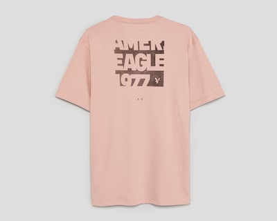 Foto 2 | Playera de Cuello Redondo Rosa American Eagle para Hombre