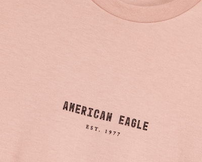Foto 3 | Playera de Cuello Redondo Rosa American Eagle para Hombre
