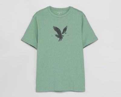 Foto 1 | Playera de Cuello Redondo Verde American Eagle para Hombre