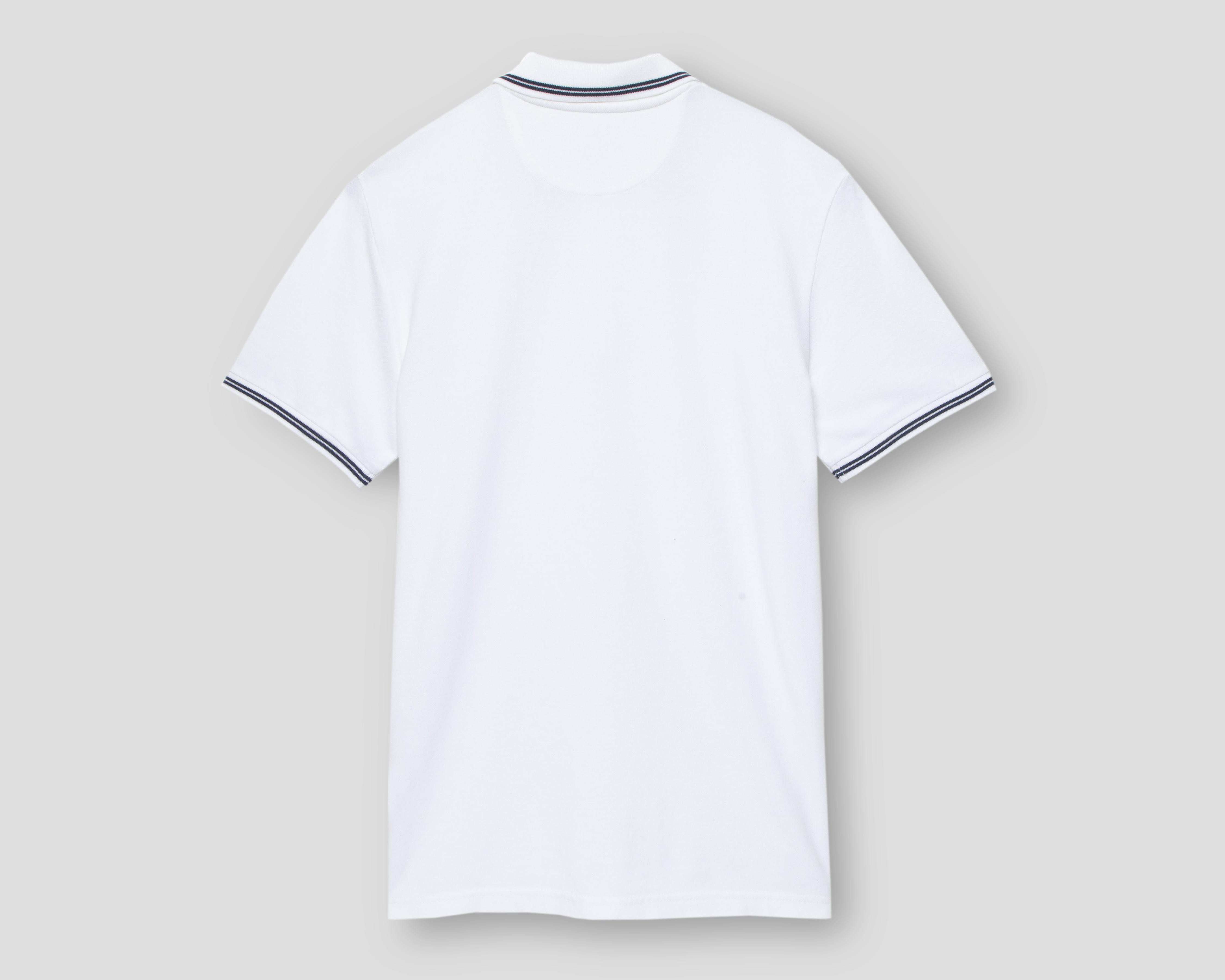 Foto 3 pulgar | Playera Polo American Eagle Blanca para Hombre