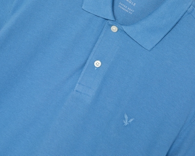 Foto 3 | Playera Polo American Eagle Azul para Hombre