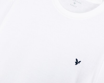 Foto 3 | Playera de Cuello Redondo Blanca American Eagle para Hombre