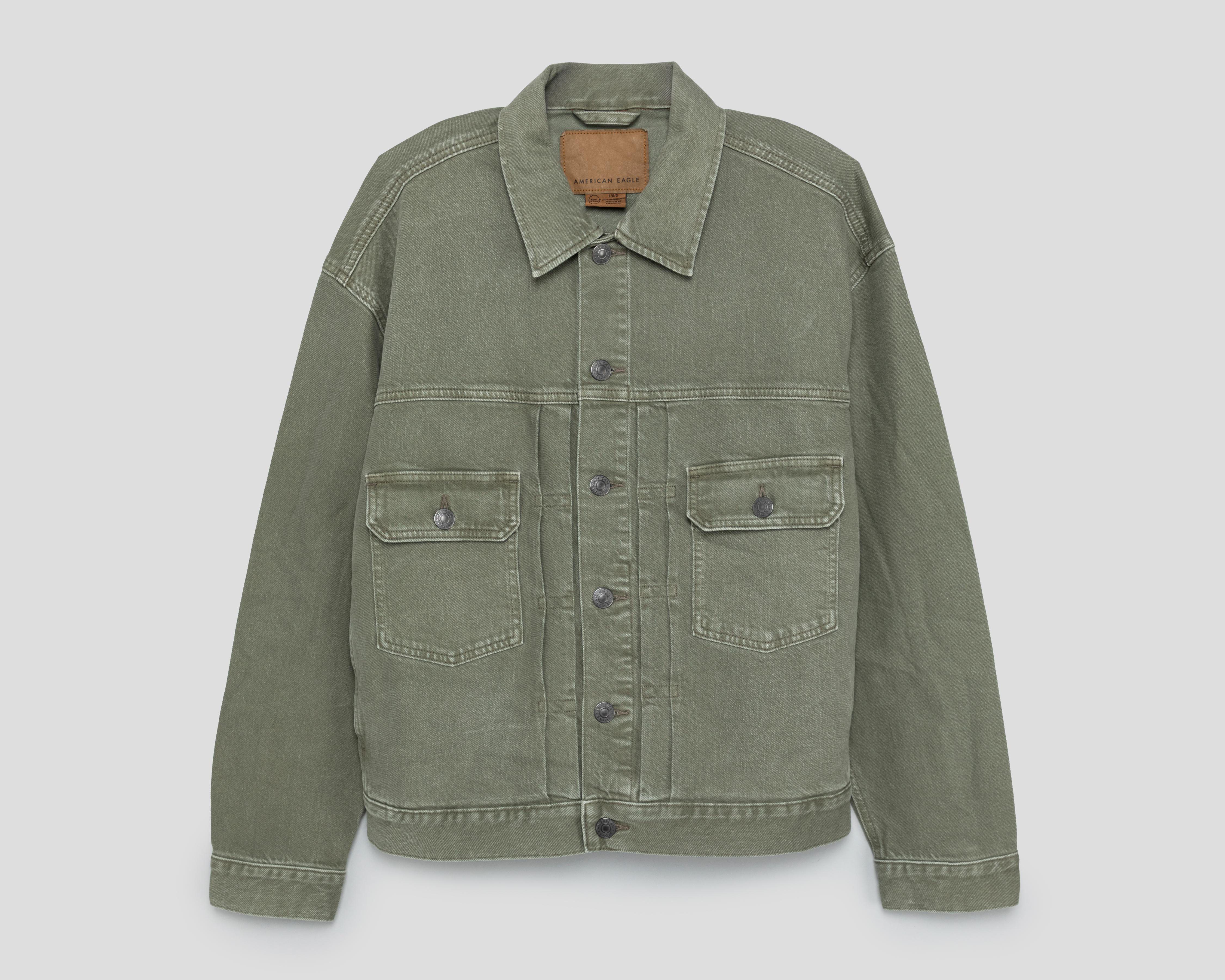 Foto 2 pulgar | Chamarra Trucker American Eagle para Hombre